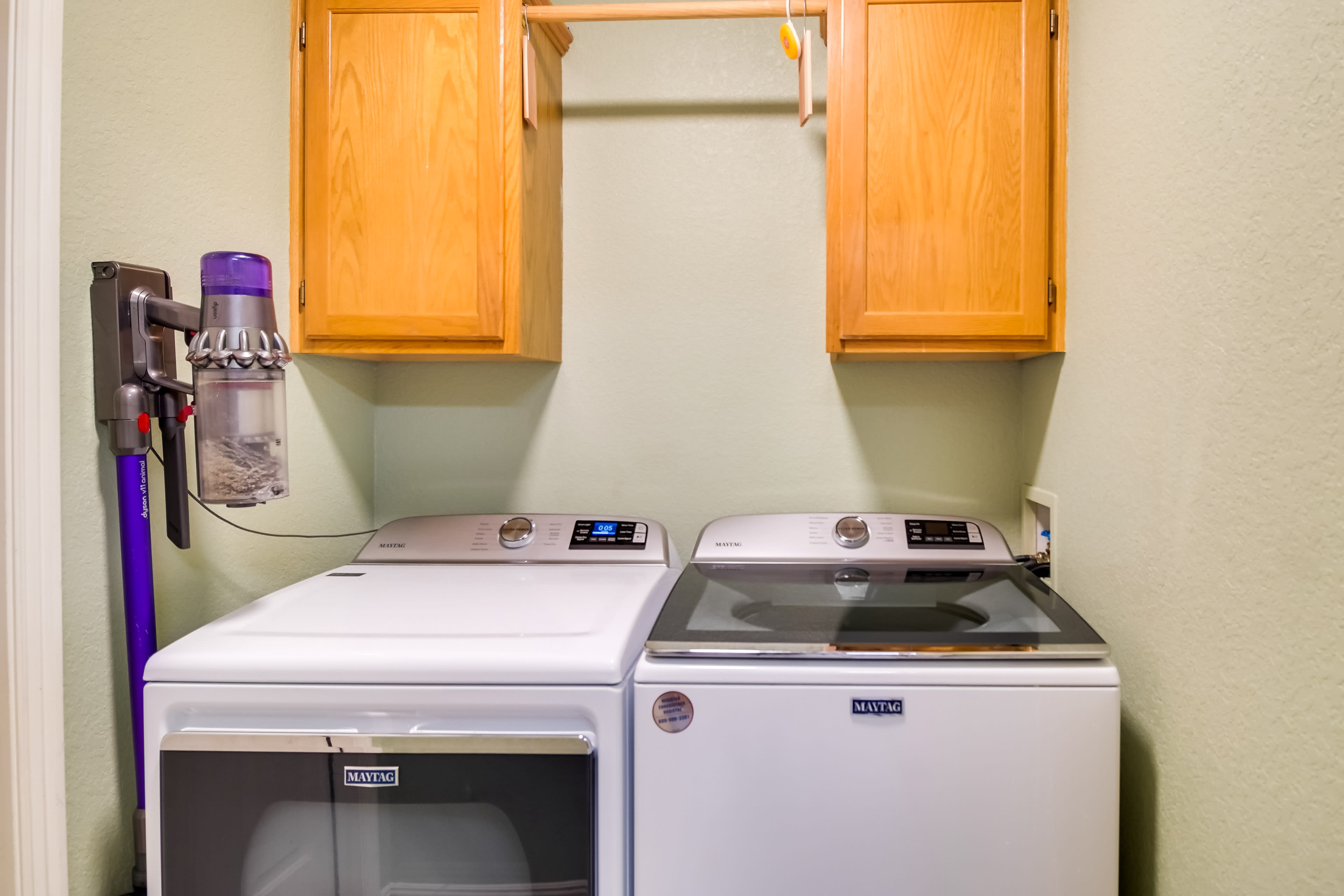 Laundry Area | Washer/Dryer | Hangers | Iron/Board | Trash Bags/Paper Towels