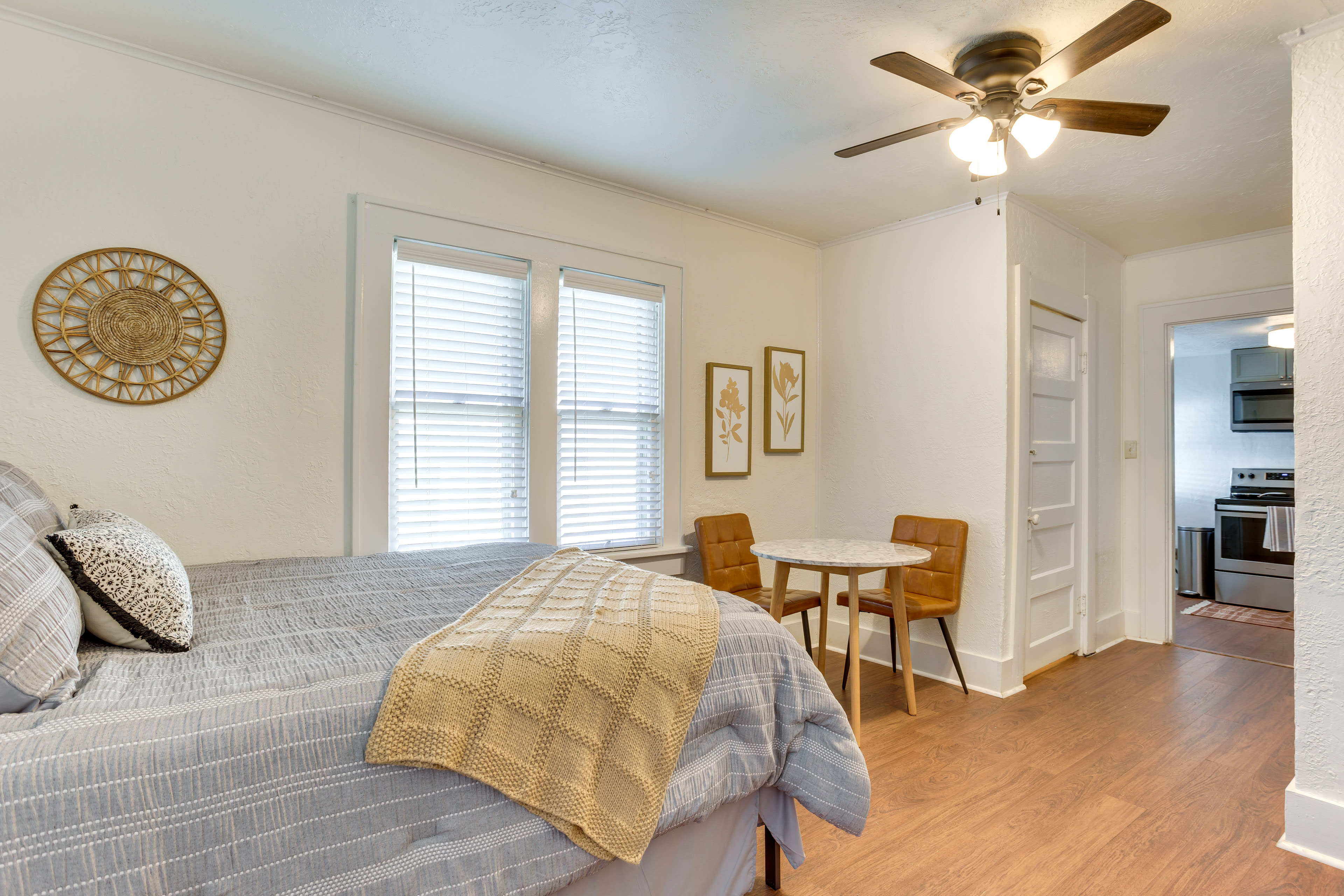 Norman Vacation Rental | Studio | 1BA | 300 Sq Ft | Stairs Required