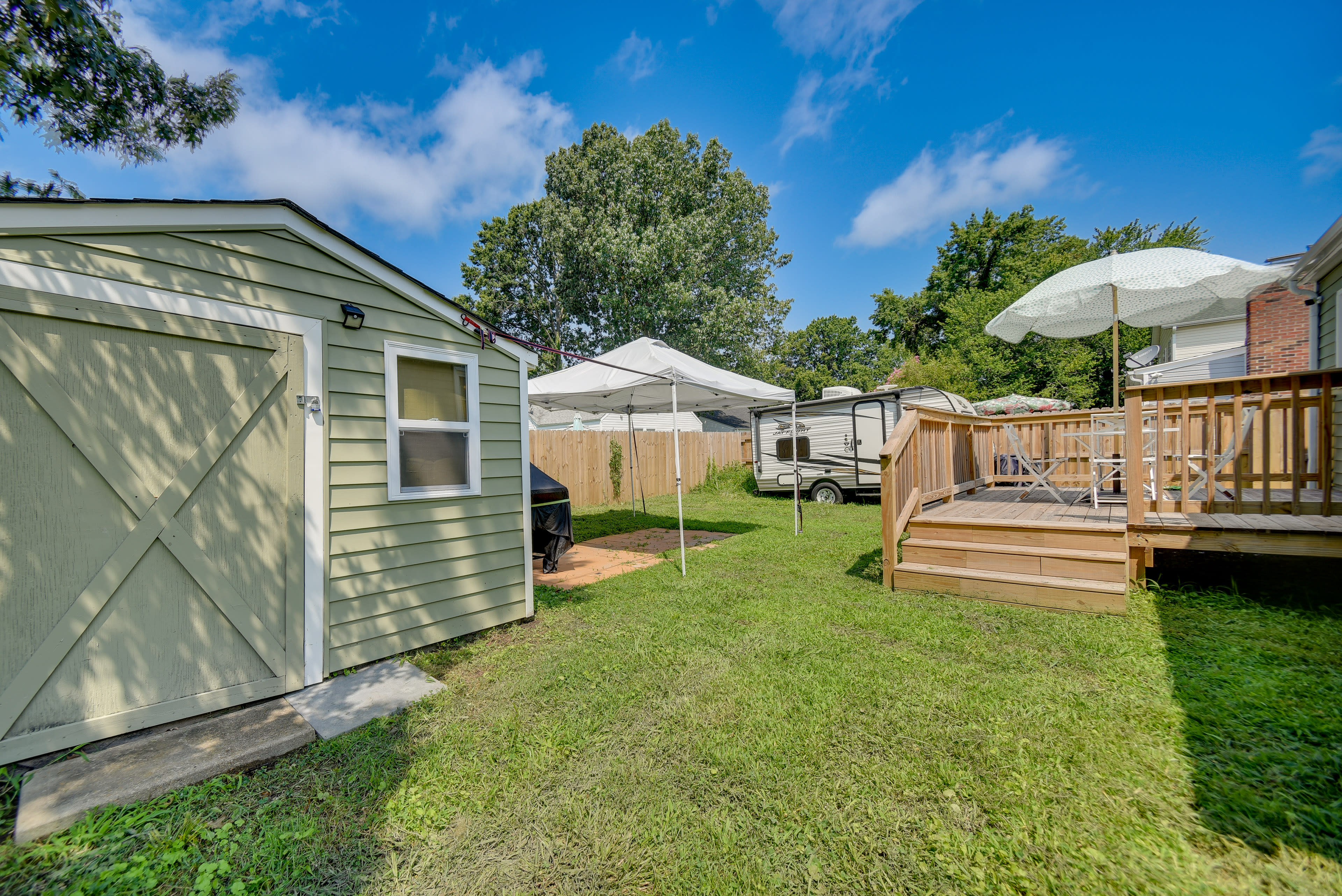 Fenced Backyard