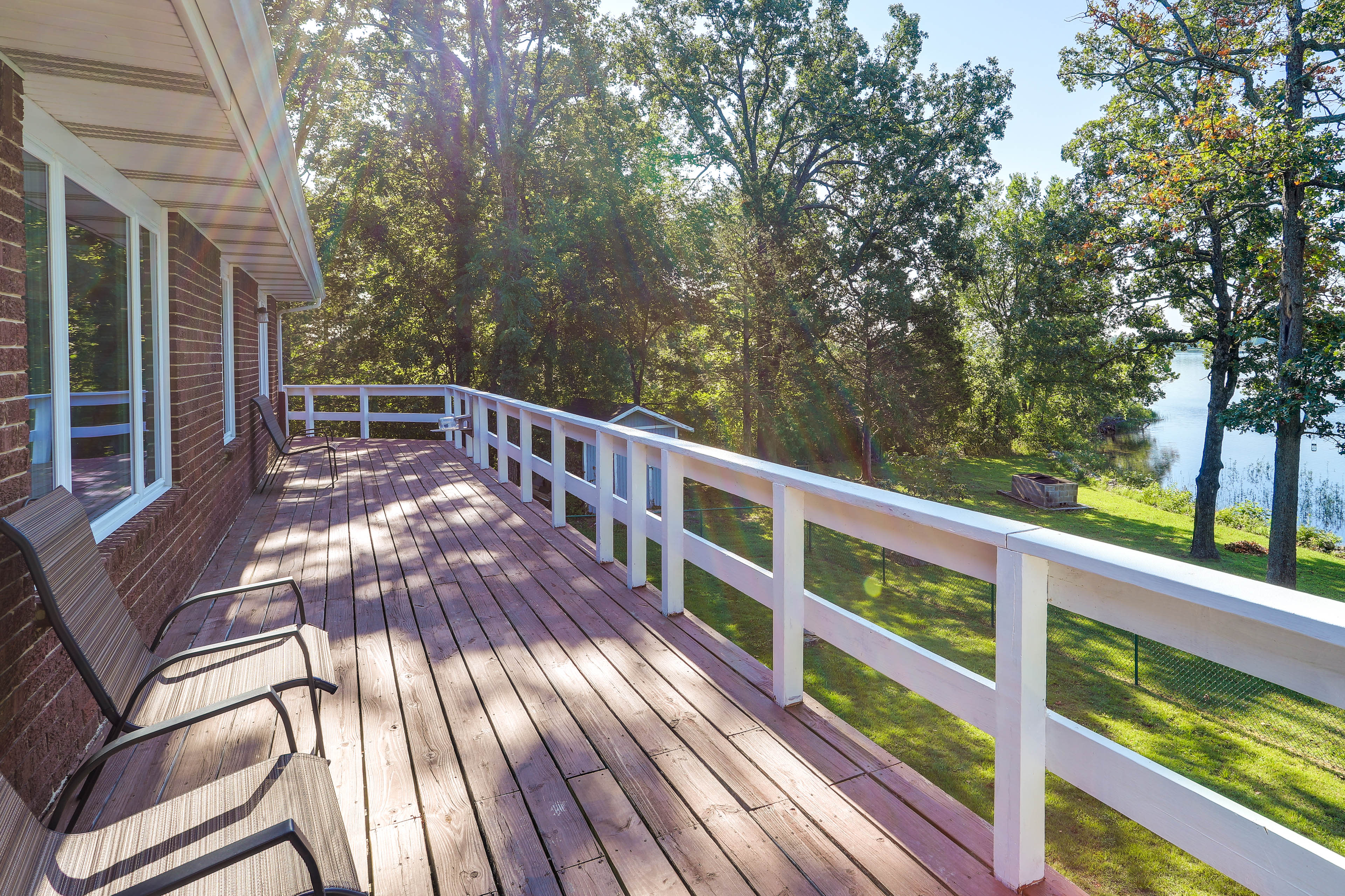 Deck | Outdoor Seating | Crown Lake Views