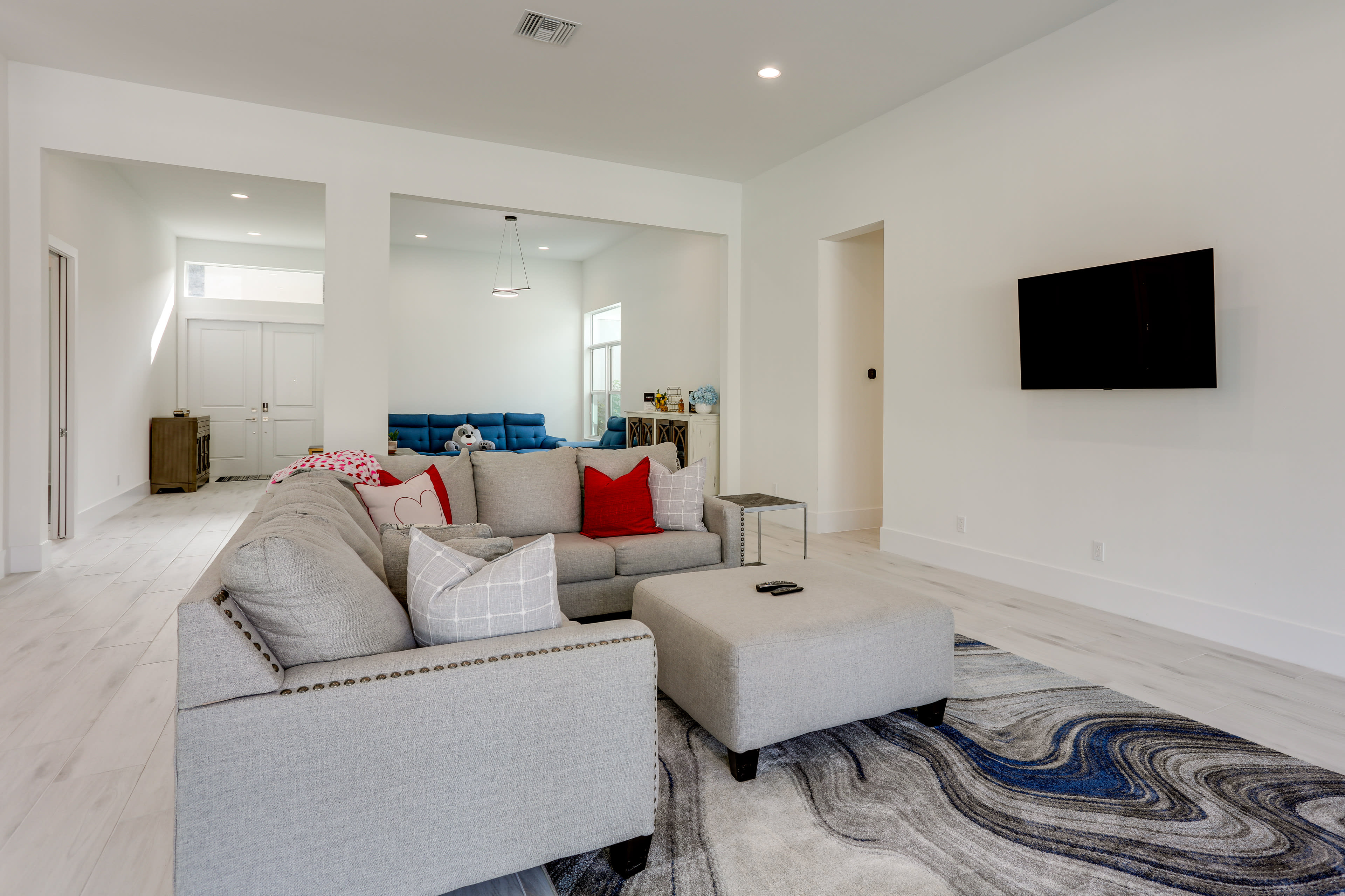 Back Living Area | Flat-Screen TV