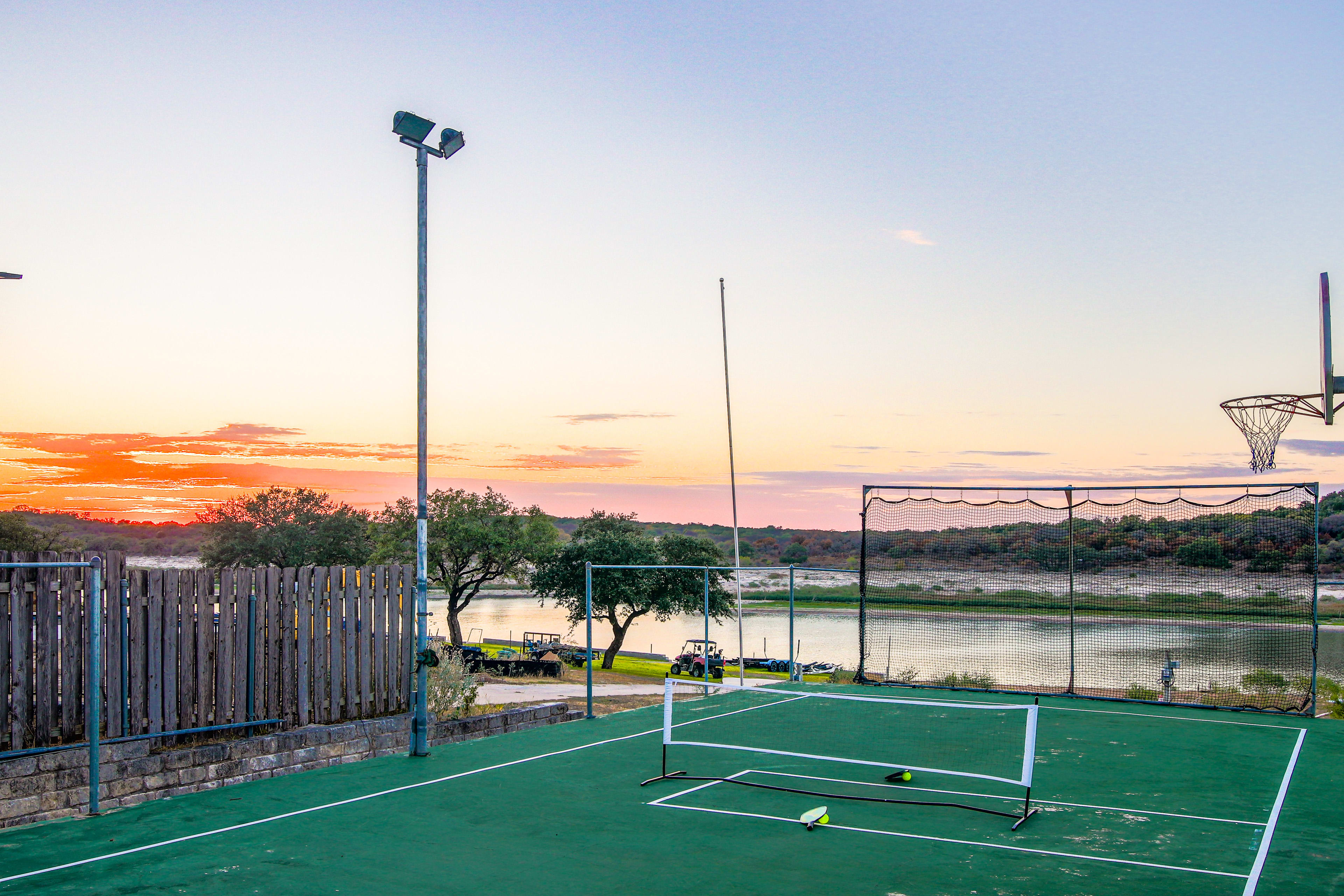 Private Pickleball/Tennis/Basketball Court