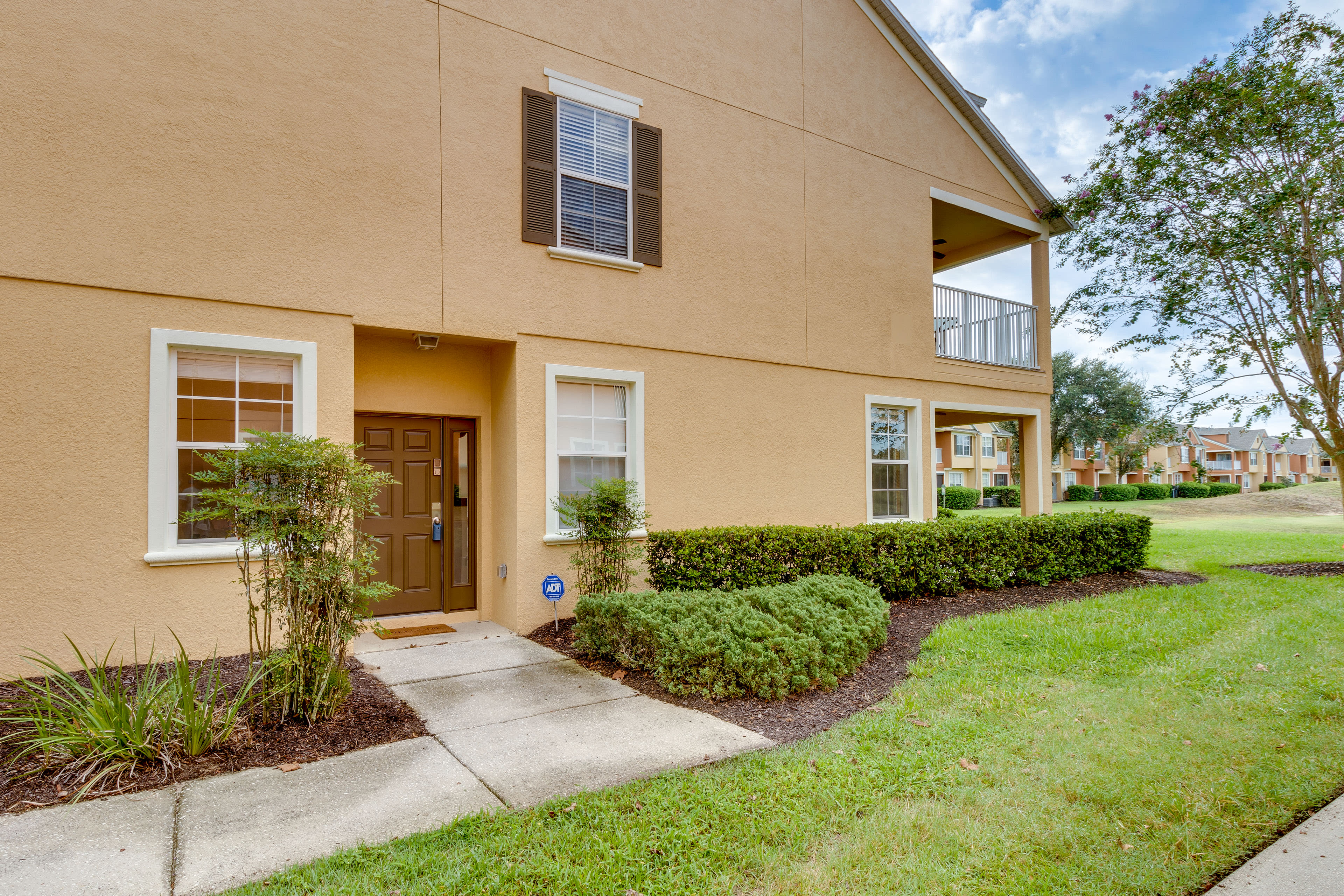 Townhome Exterior | Keyless Entry