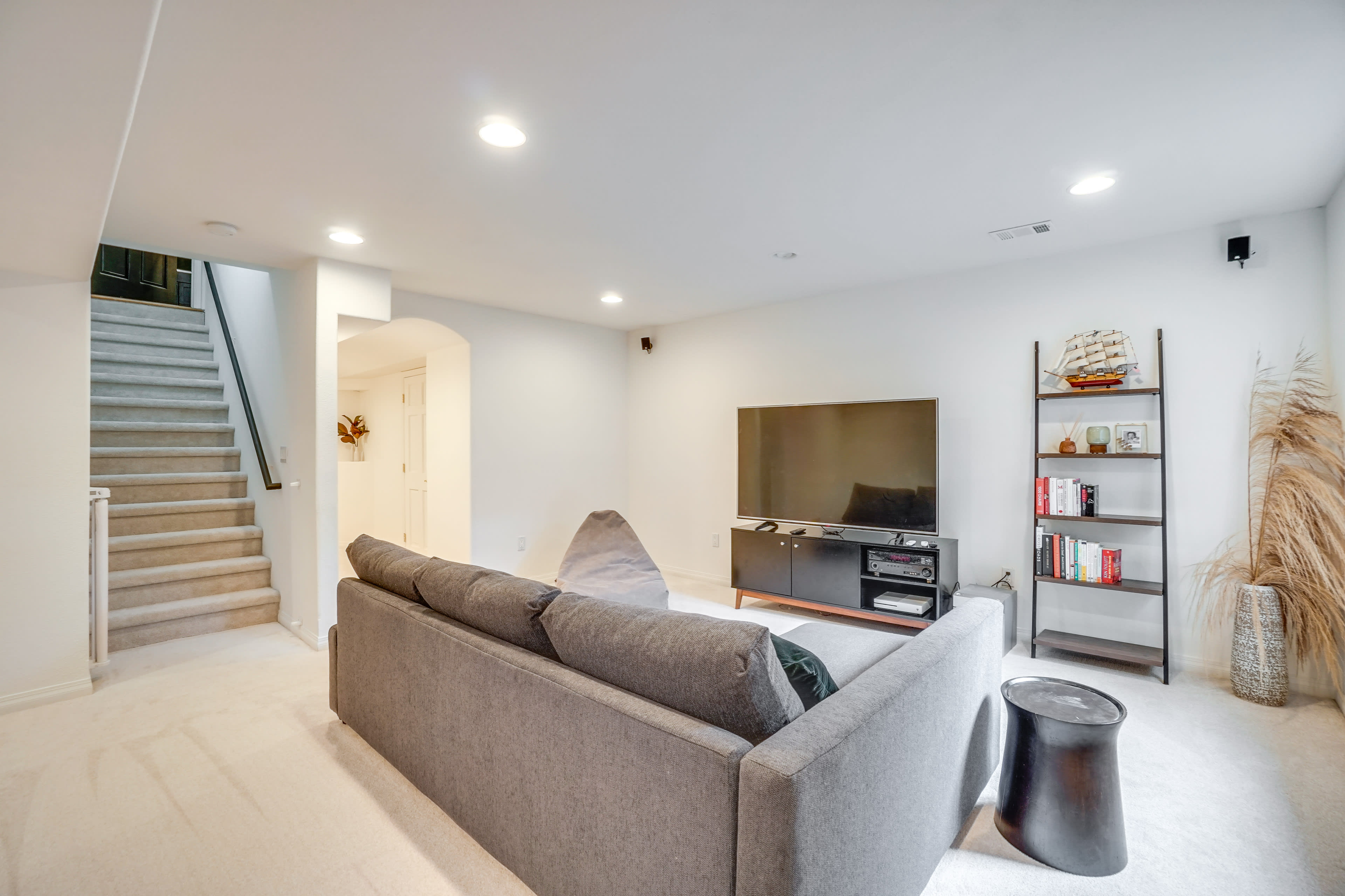 Lower Living Area | Smart TV | Games & Books | Full Sleeper Sofa