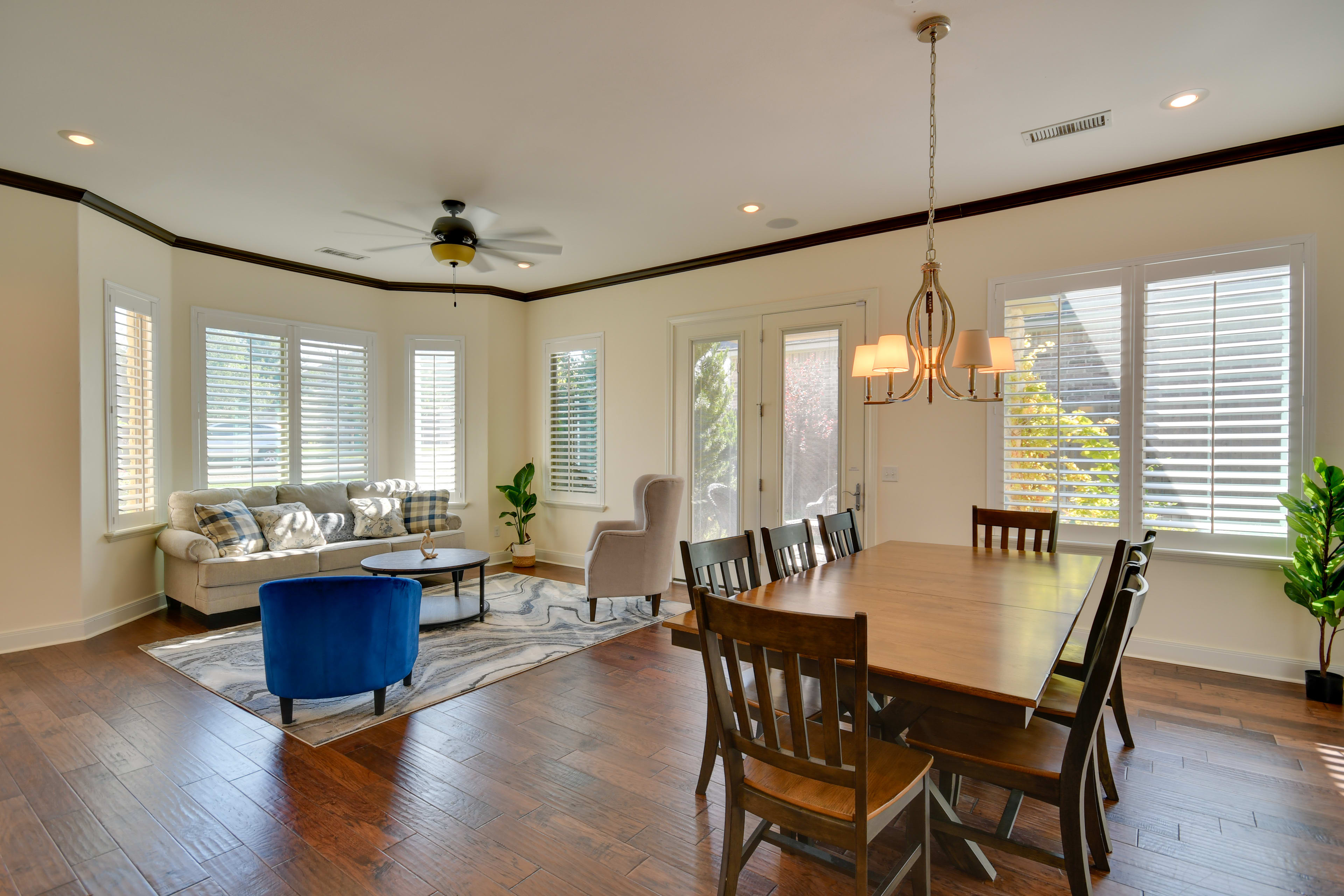 Living/Dining Room | 1st Floor | Open Floor Plan