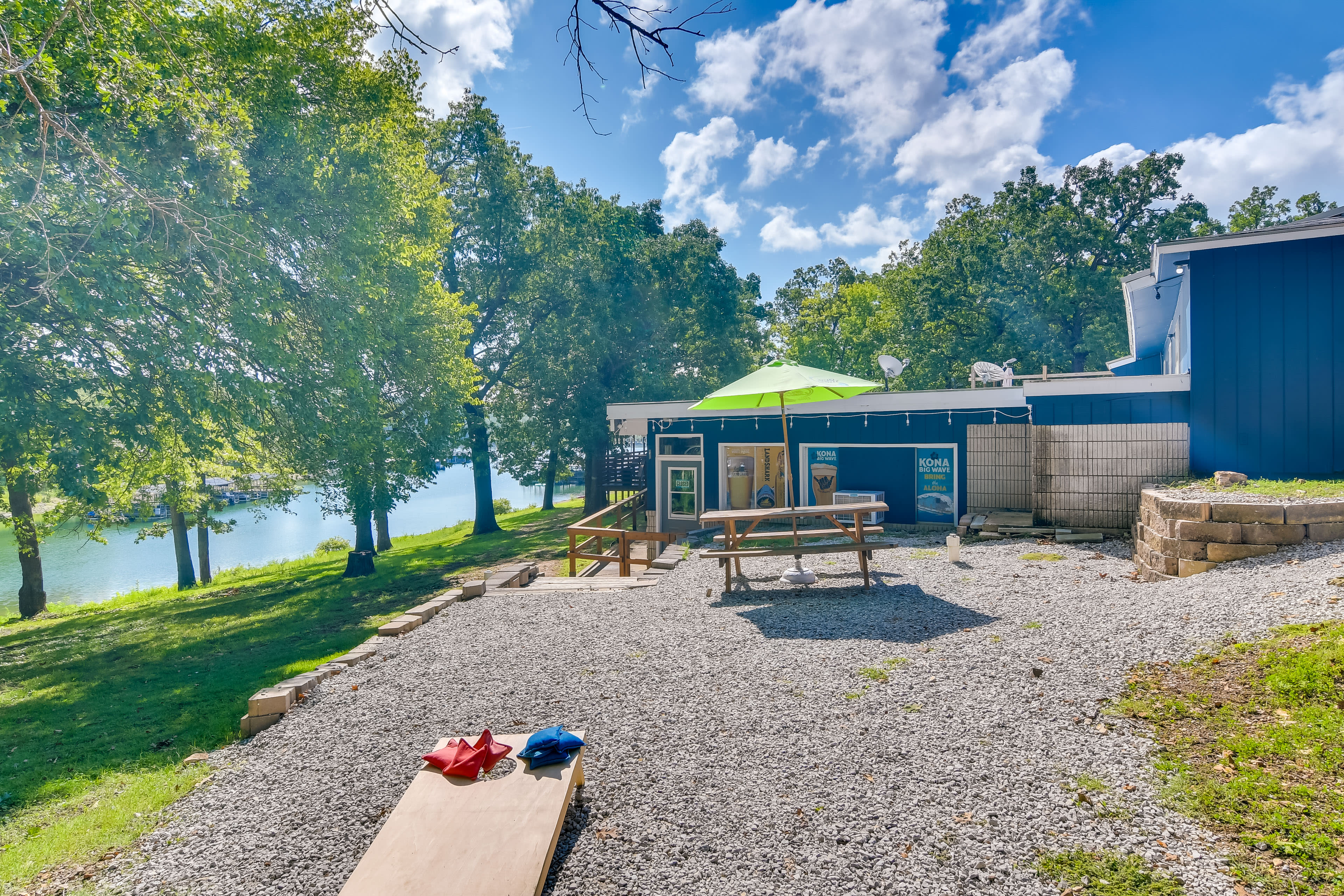 Community Amenities | Cornhole | 2 Wood Fire Pits (Wood Provided) | Fishing Dock