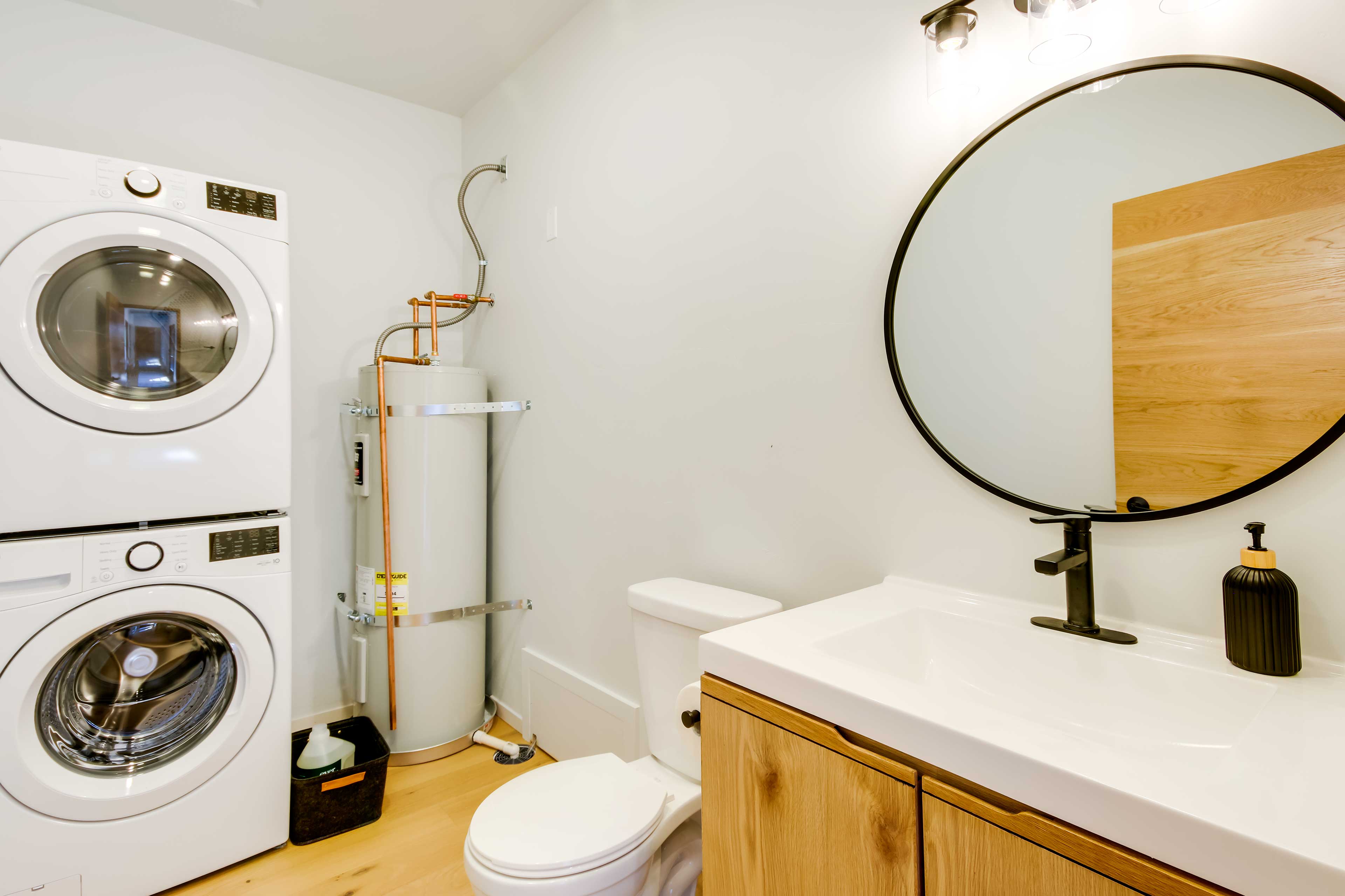 Half Bathroom | In-Unit Laundry