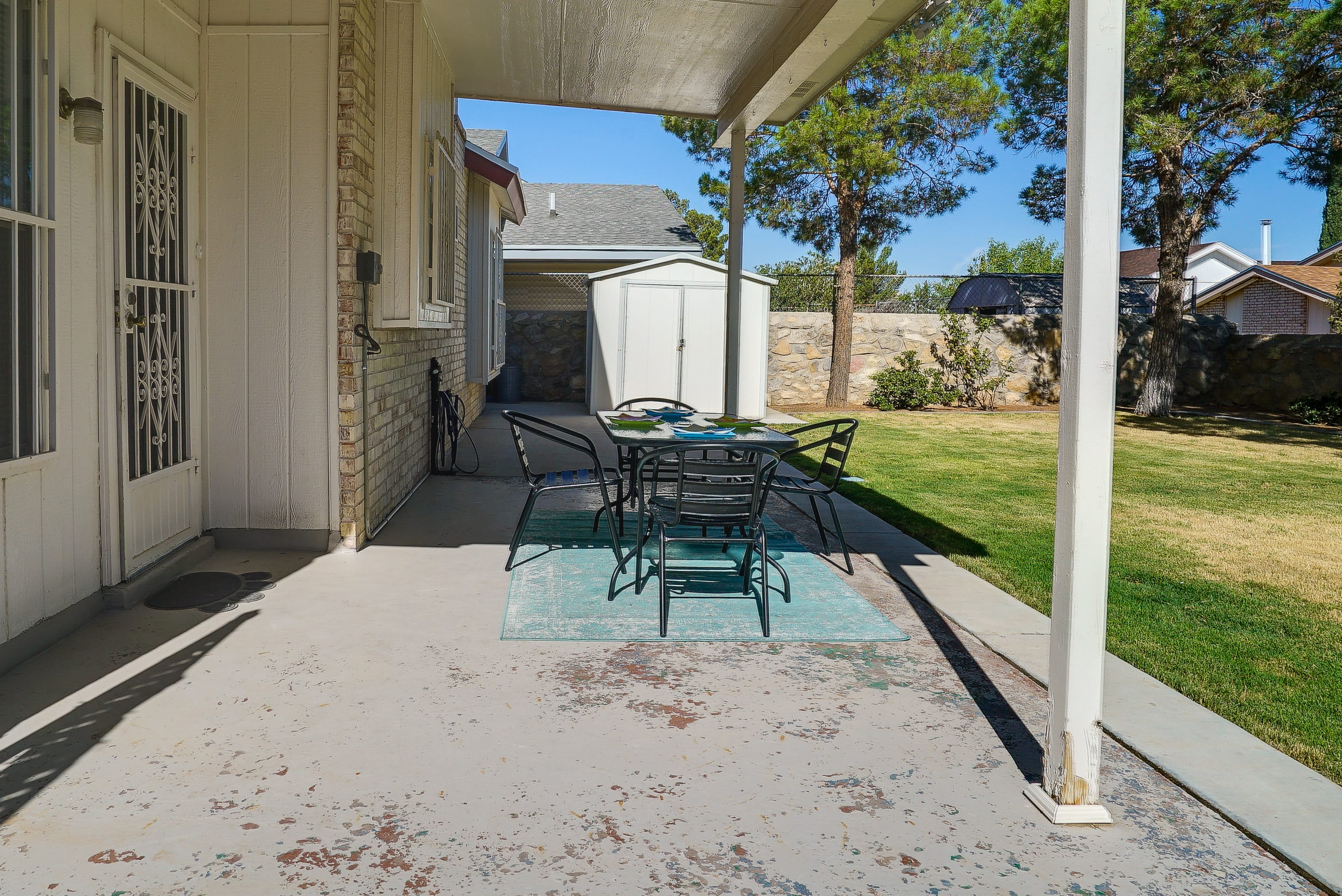 Private Covered Patio