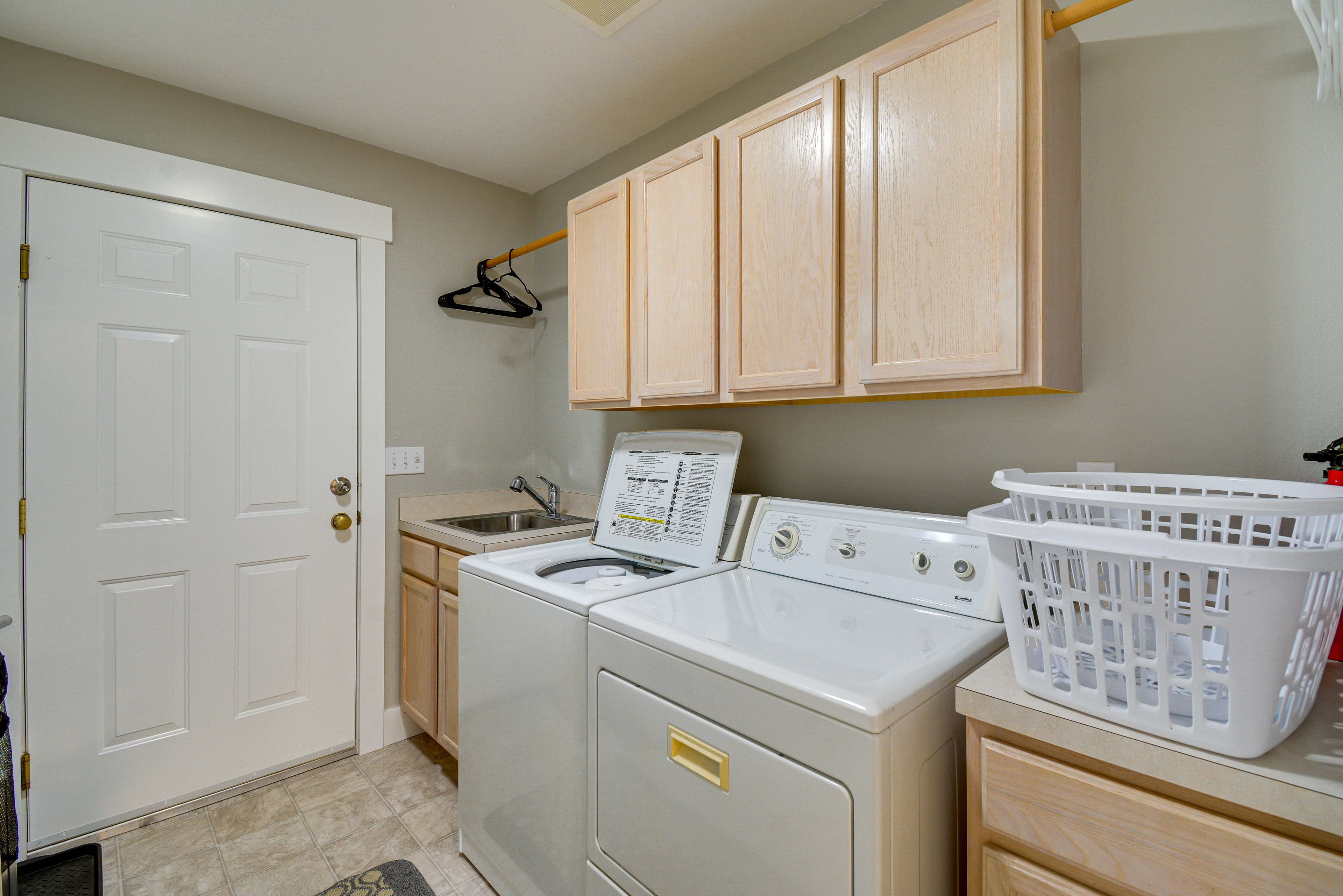 Laundry Room | Detergent Provided