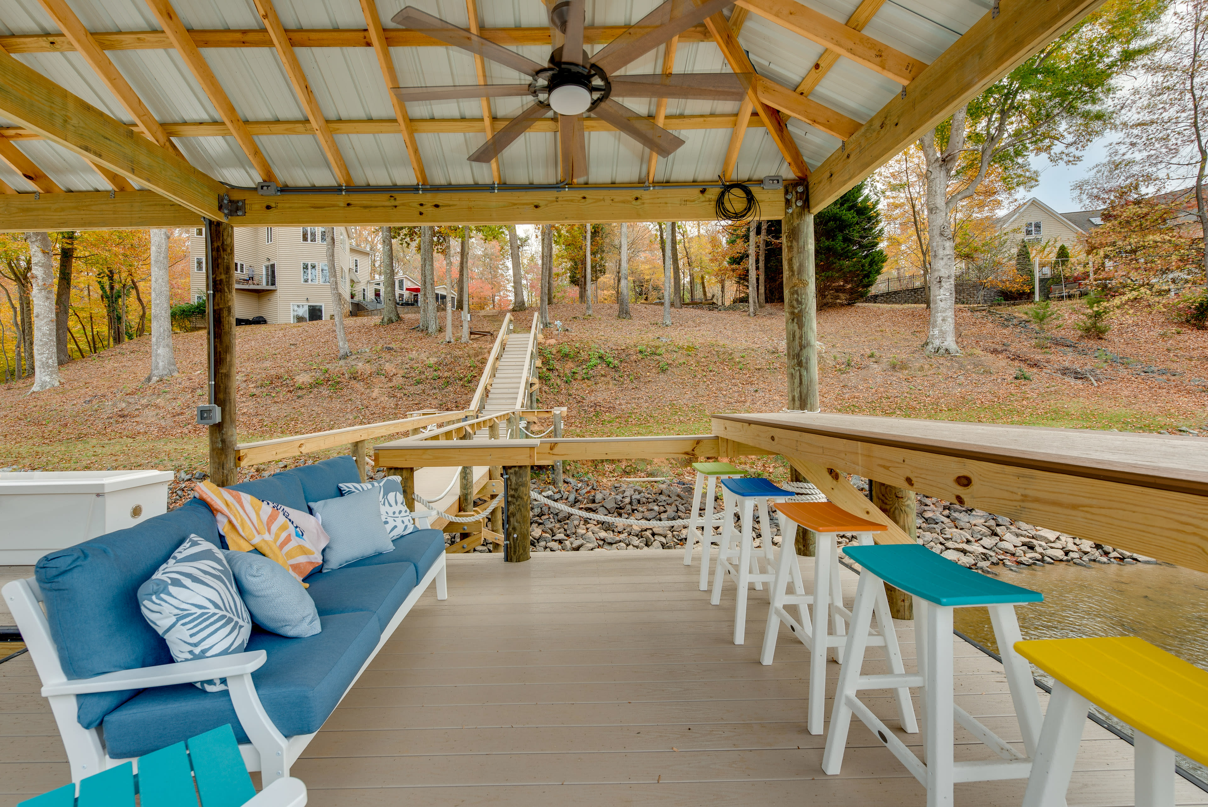 Private Boat Dock & Slip | Fish Cleaning Station