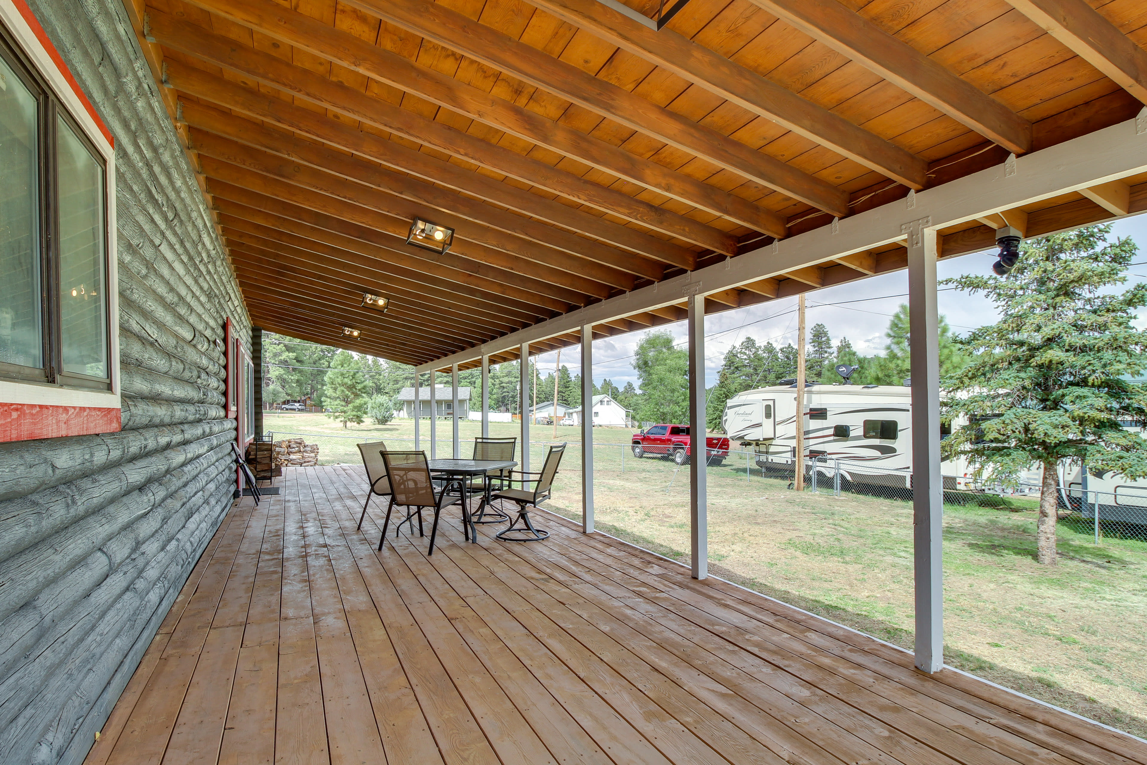 Furnished Deck | Outdoor Dining Area | Gas Grill