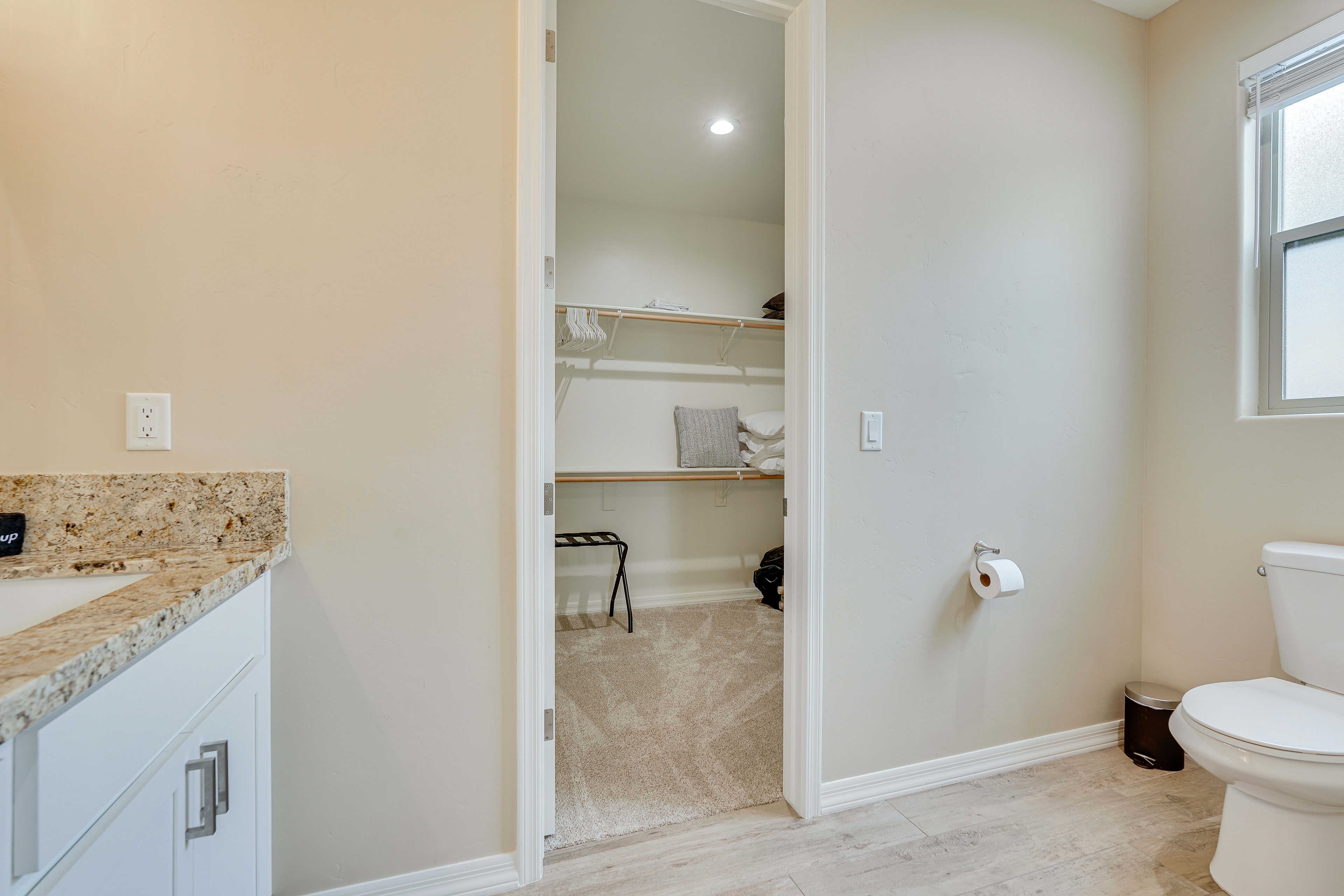 Full Bathroom | Towels Provided | Walk-In Closet