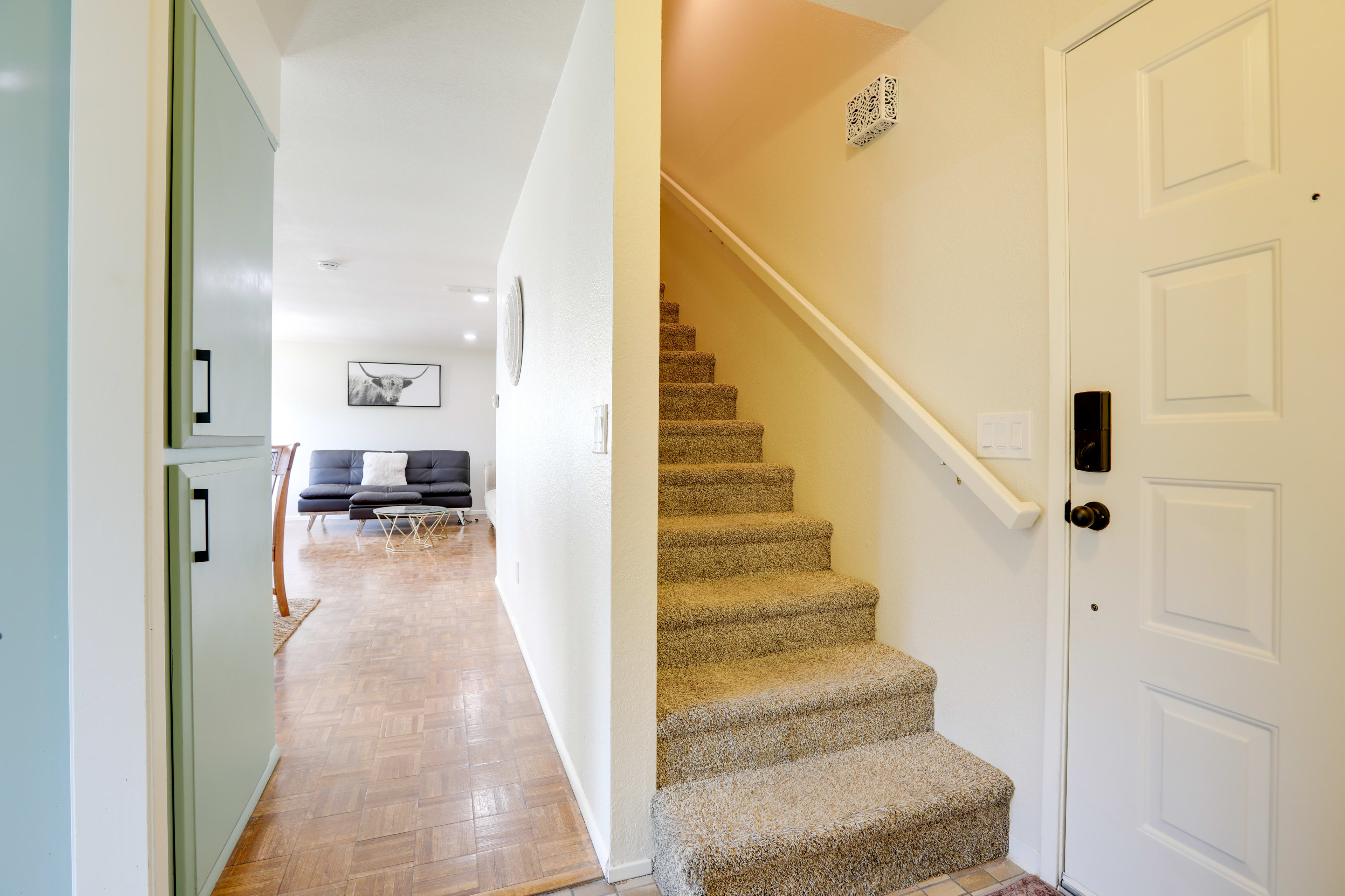 Hallway | Stairs to Access Both Bedrooms