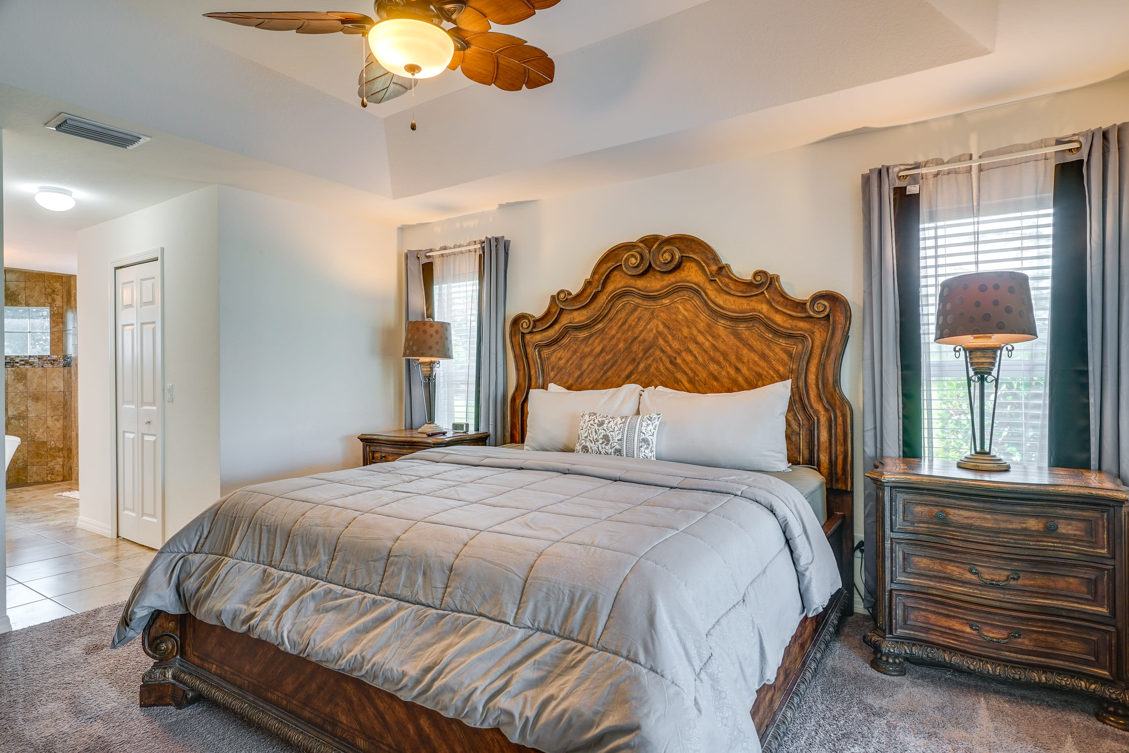 Bedroom 1 | California King Bed | Linens Provided | Smart TV