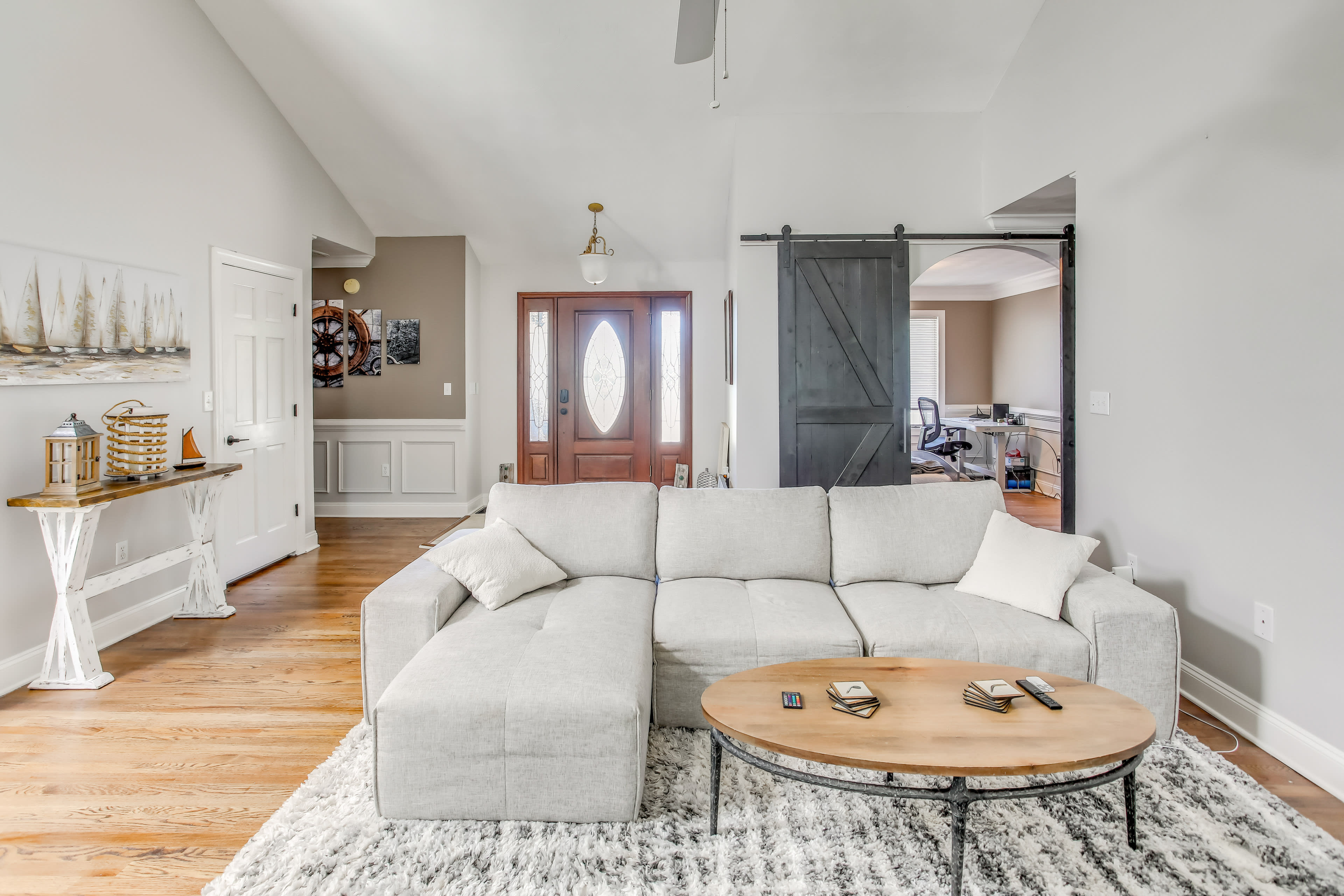 Living Room | Full Sleeper Sofa | Smart TV | Single-Story Home