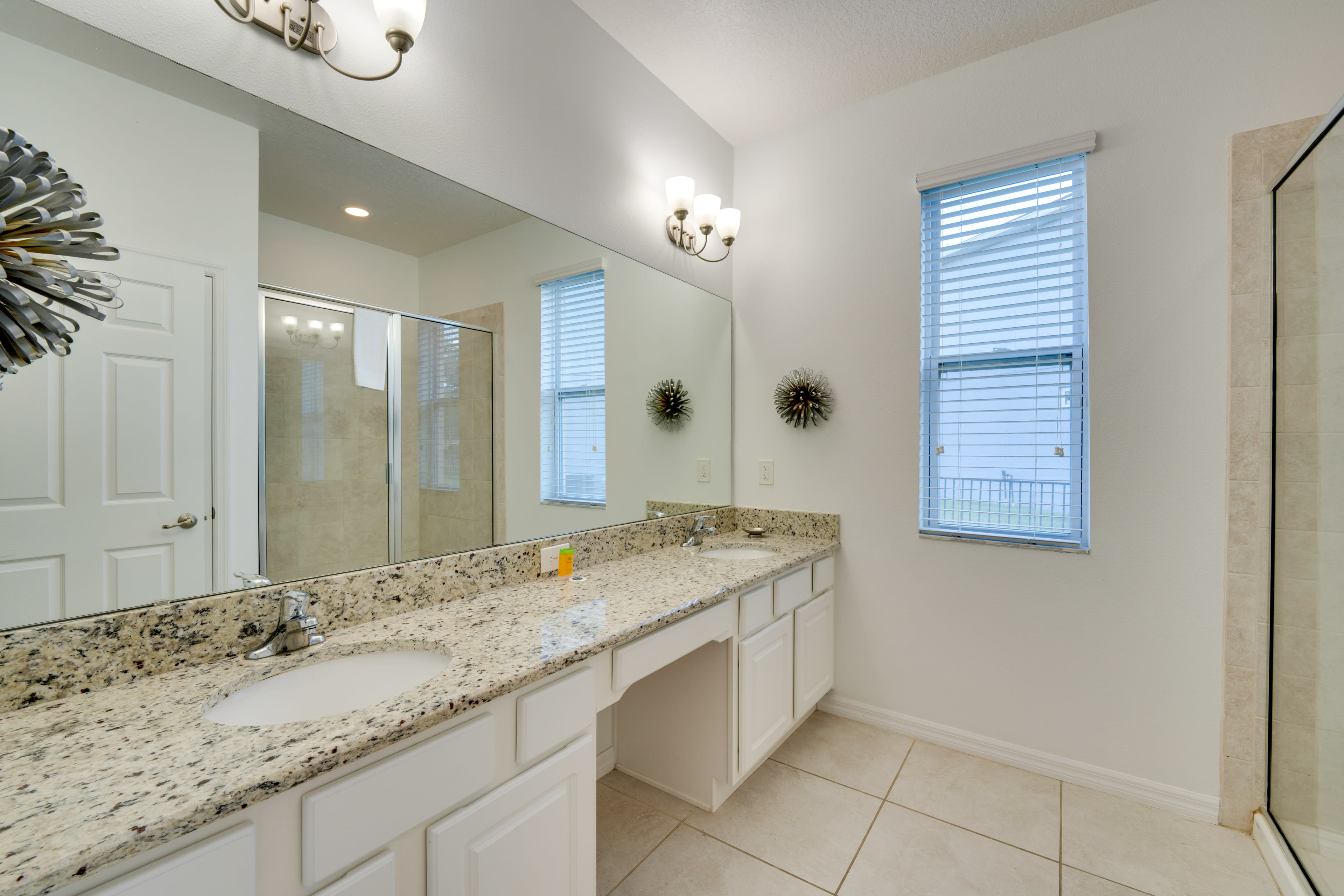 Full Bathroom | 1st Floor | Walk-In Shower | Complimentary Toiletries