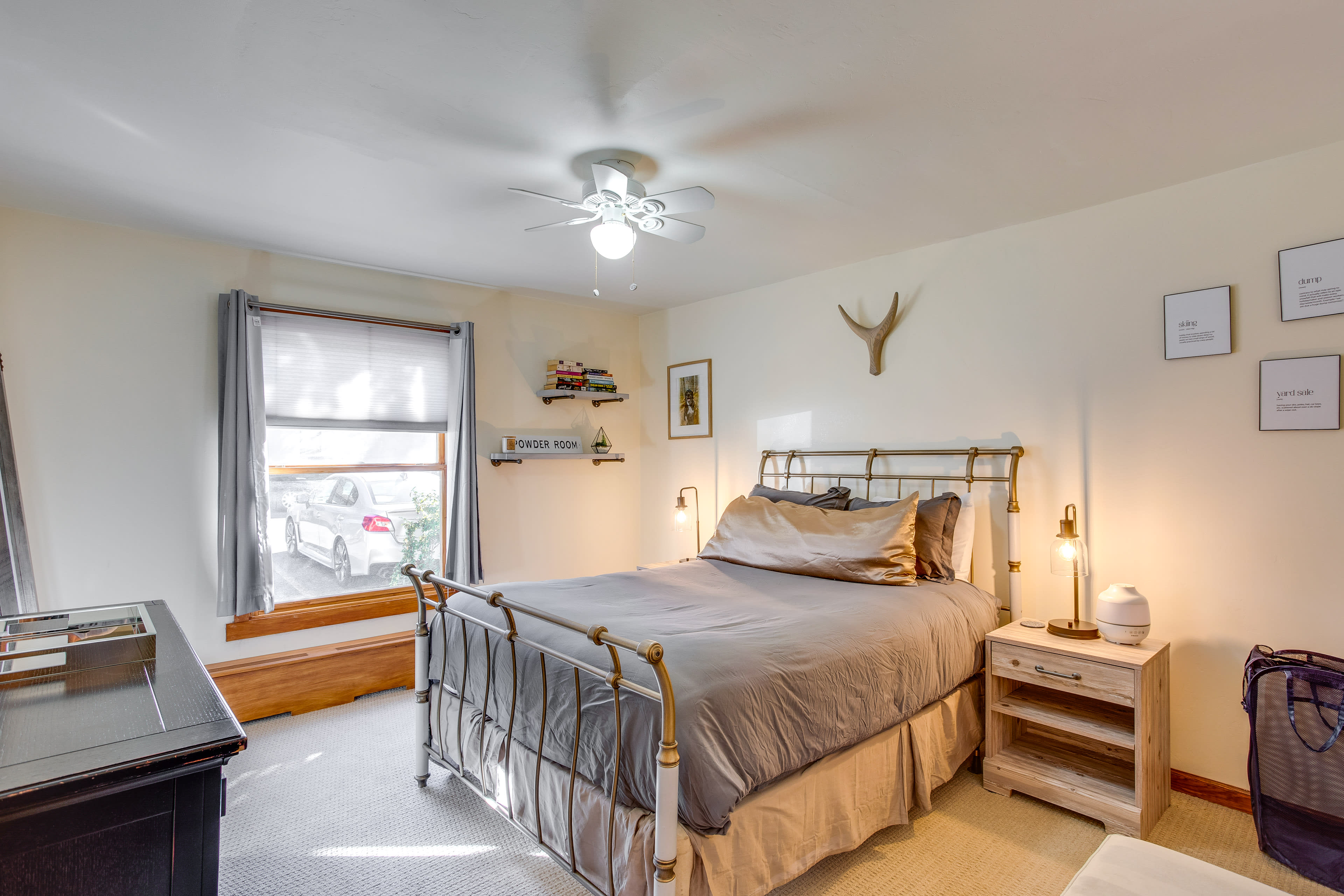 Bedroom 2 | Queen Bed | Ceiling Fans