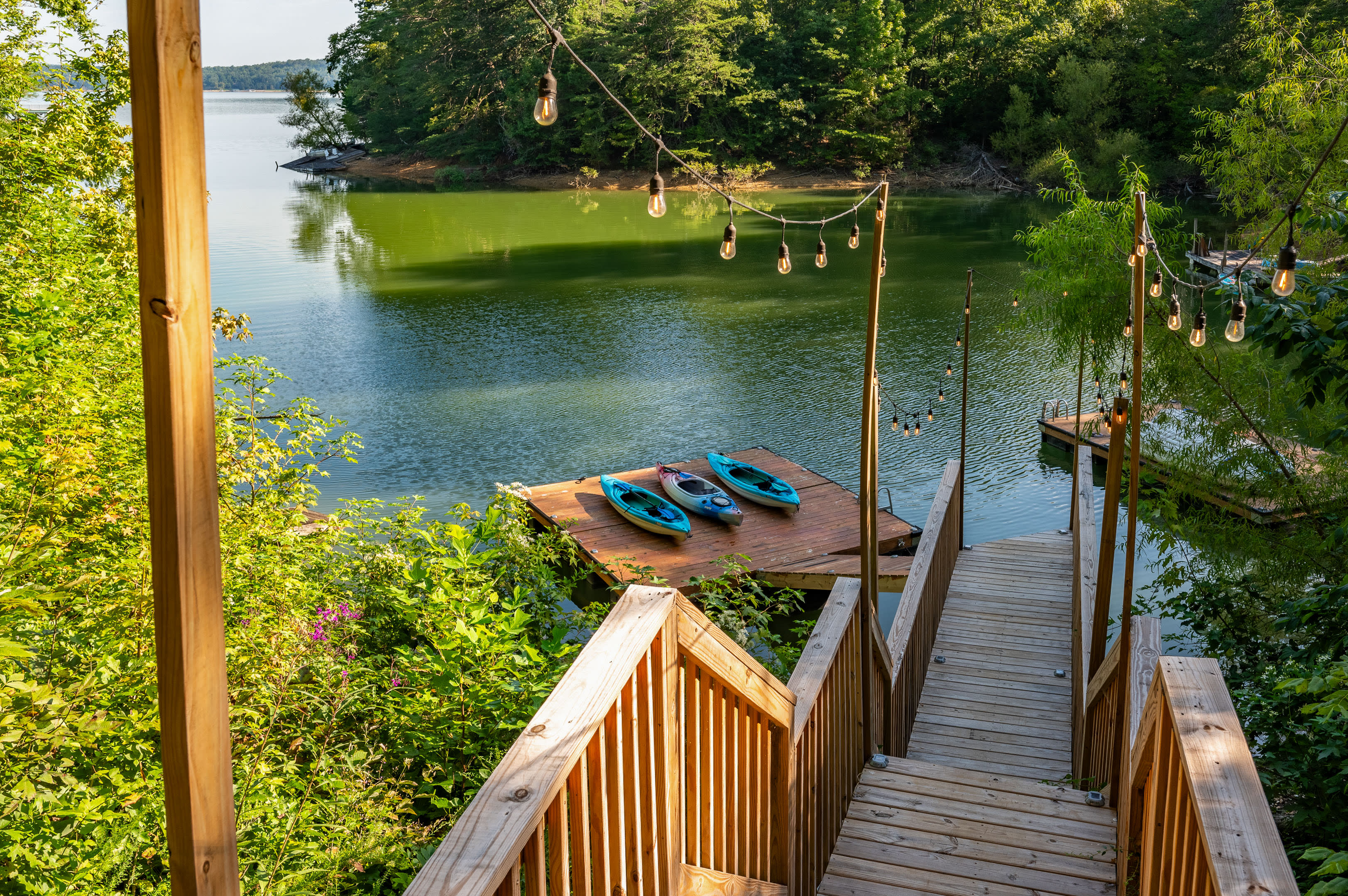 Stairs to Lake Access