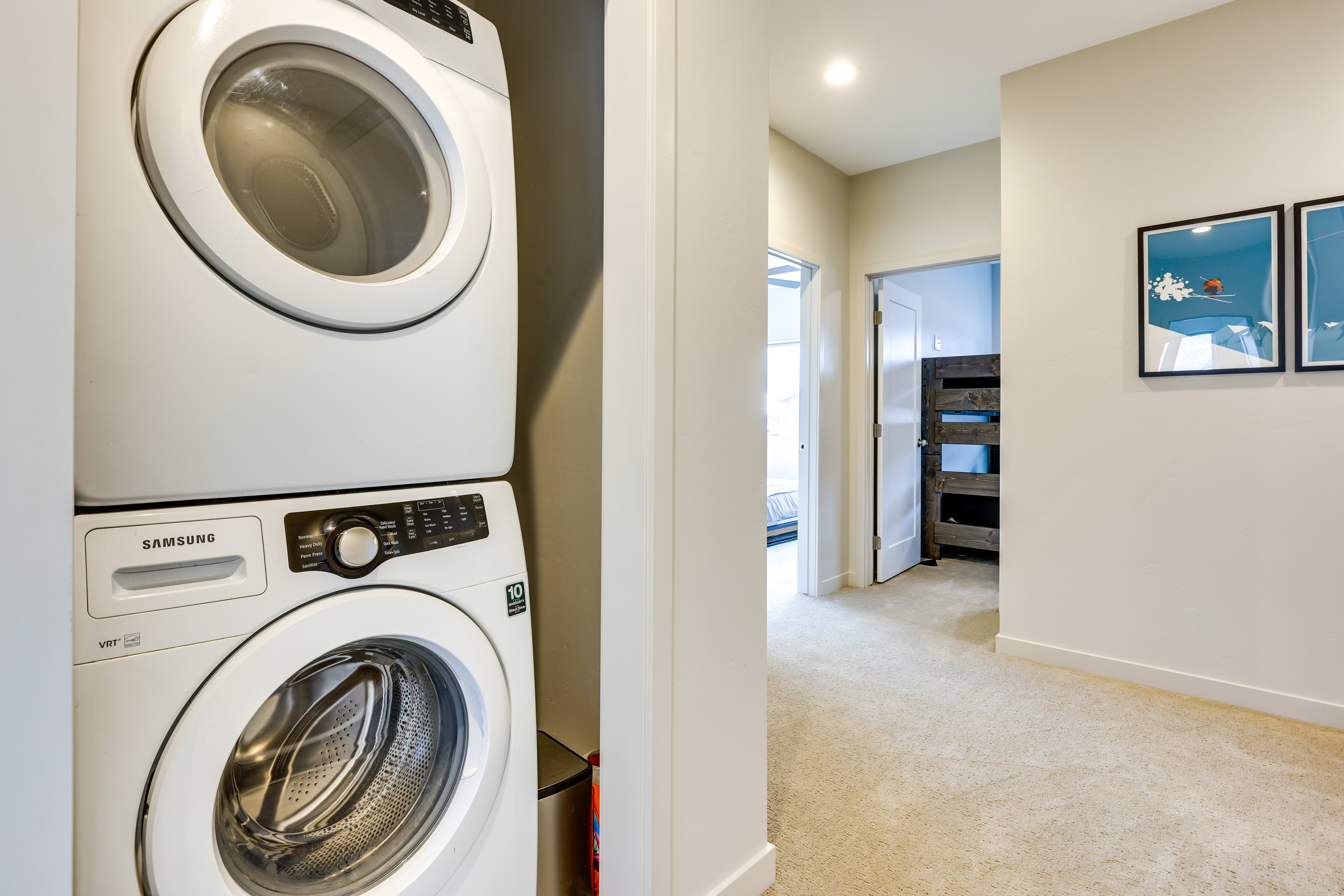 Washer & Dryer | Detergent Provided