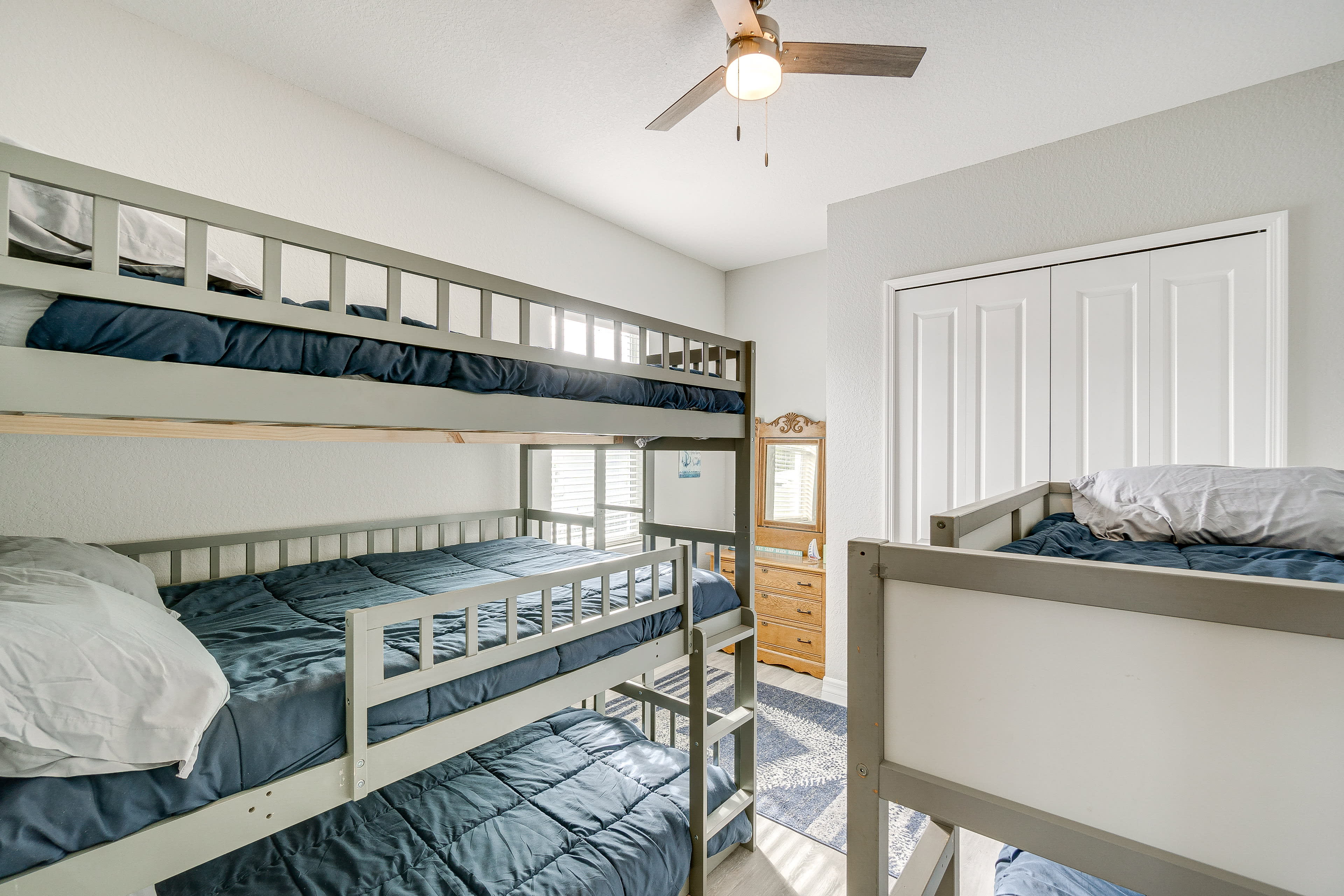 Bedroom 4 | Triple Full Bunk Bed | Twin Bunk Bed