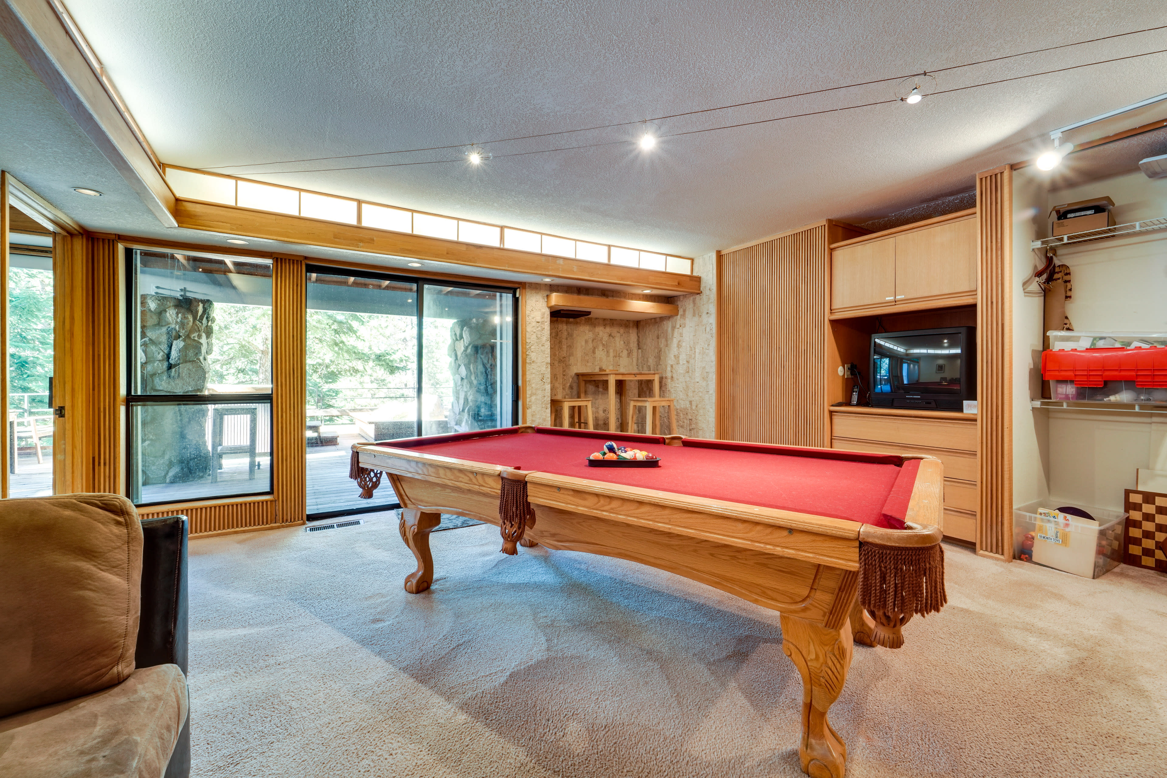 Game Room | Lower Level | Foosball Table & Pool Table