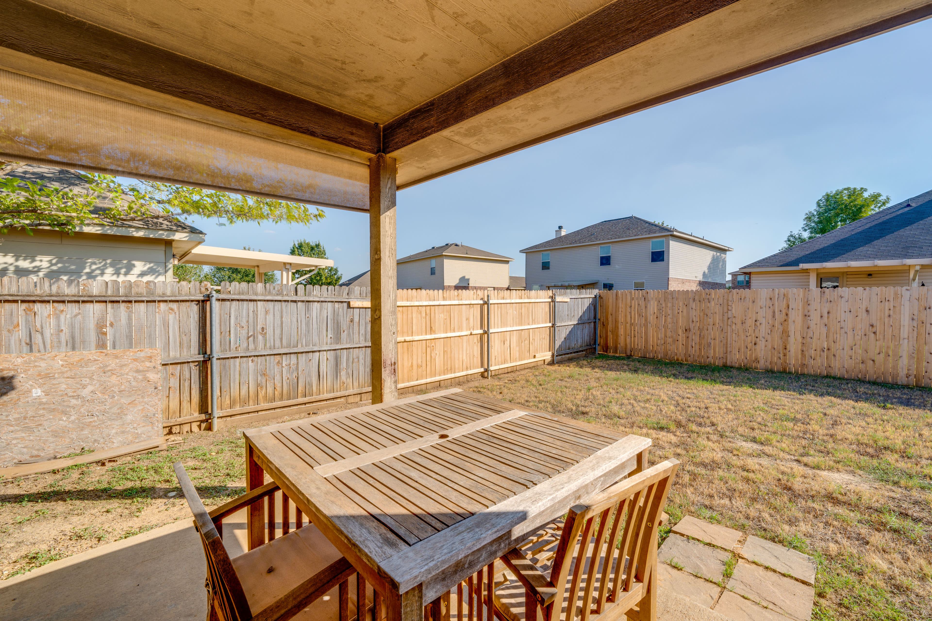 Fenced-In Backyard | Patio | Dining Area