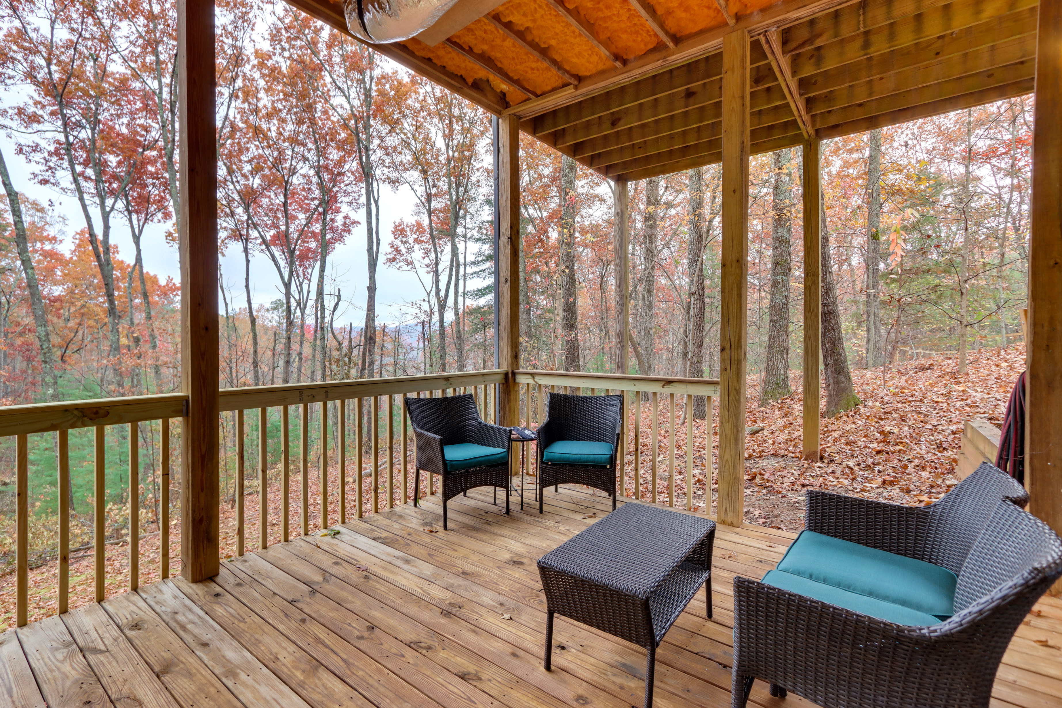 Covered Lower-Level Deck | Patio Seating