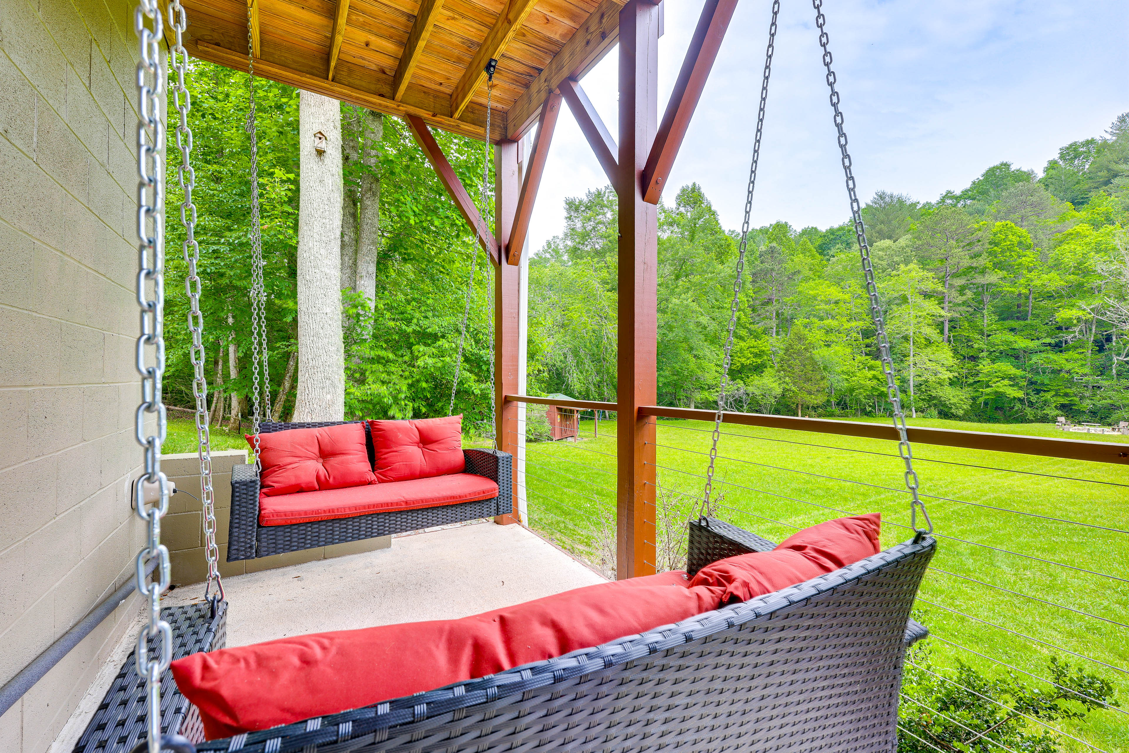 Covered Porch 2 | Swing | Views