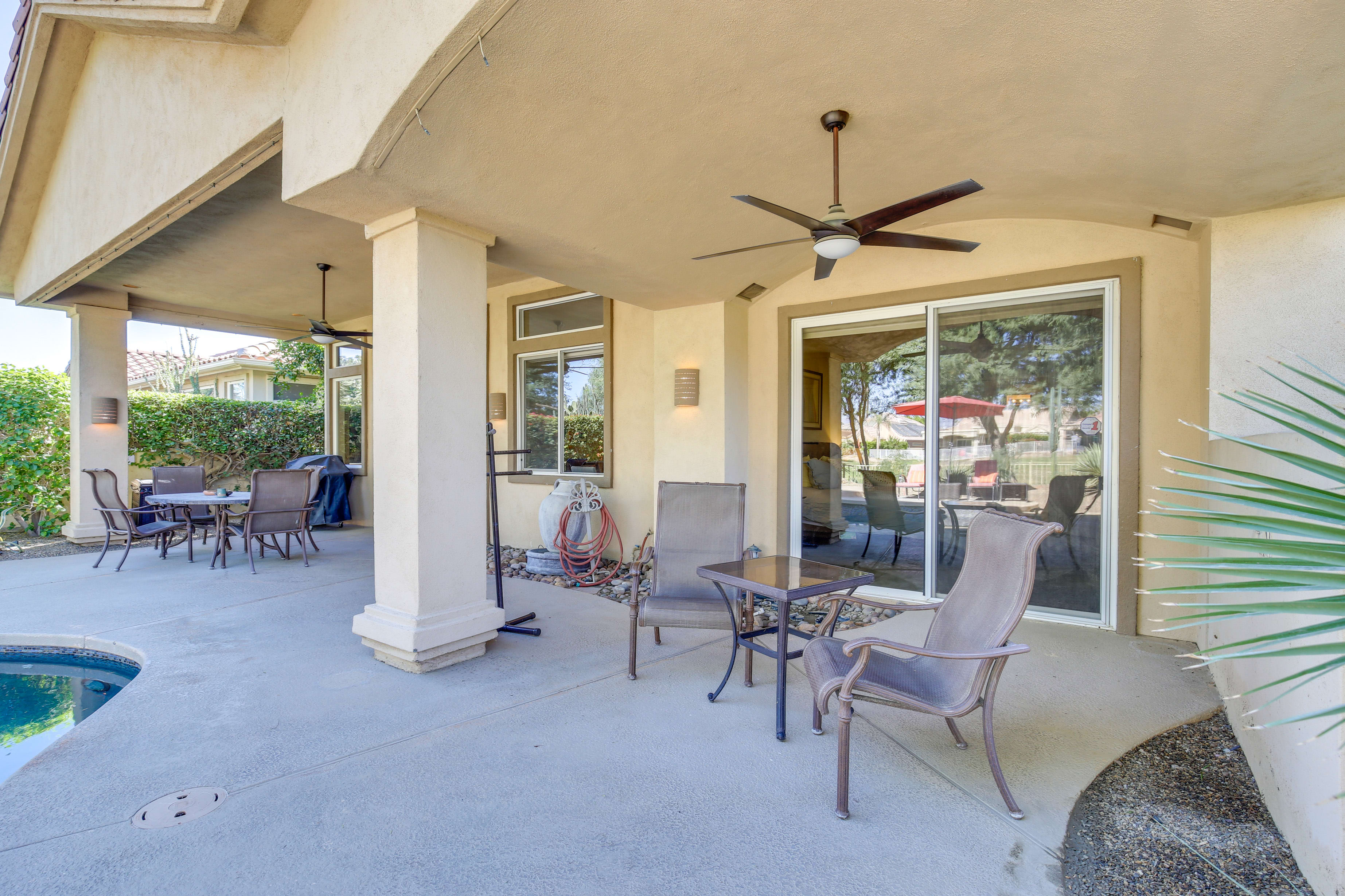 Covered Patio | Outdoor Dining | Gas Grill (Starter Propane Provided)