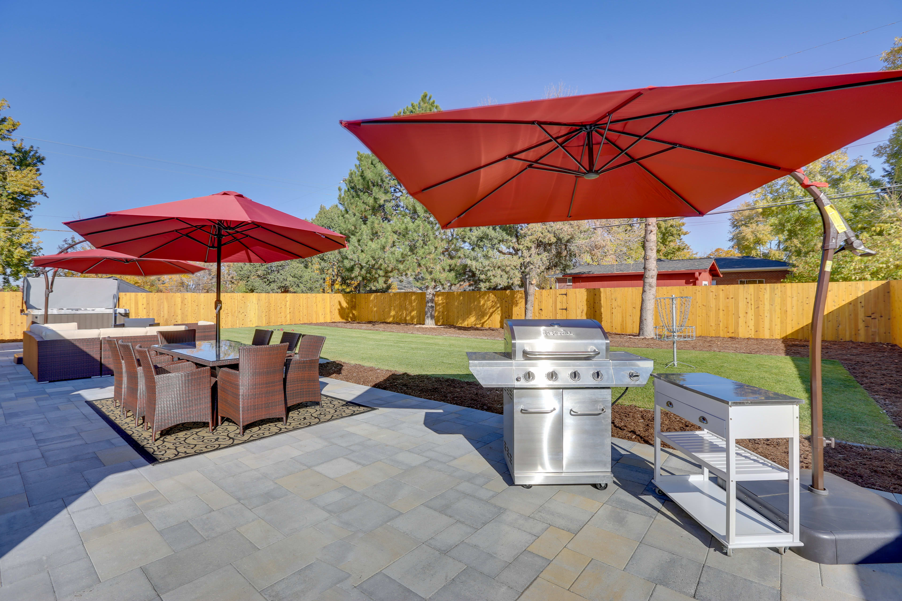 Patio | Gas Grill | Outdoor Dining Area | 2 Gas Fire Pits | Lounge Seating