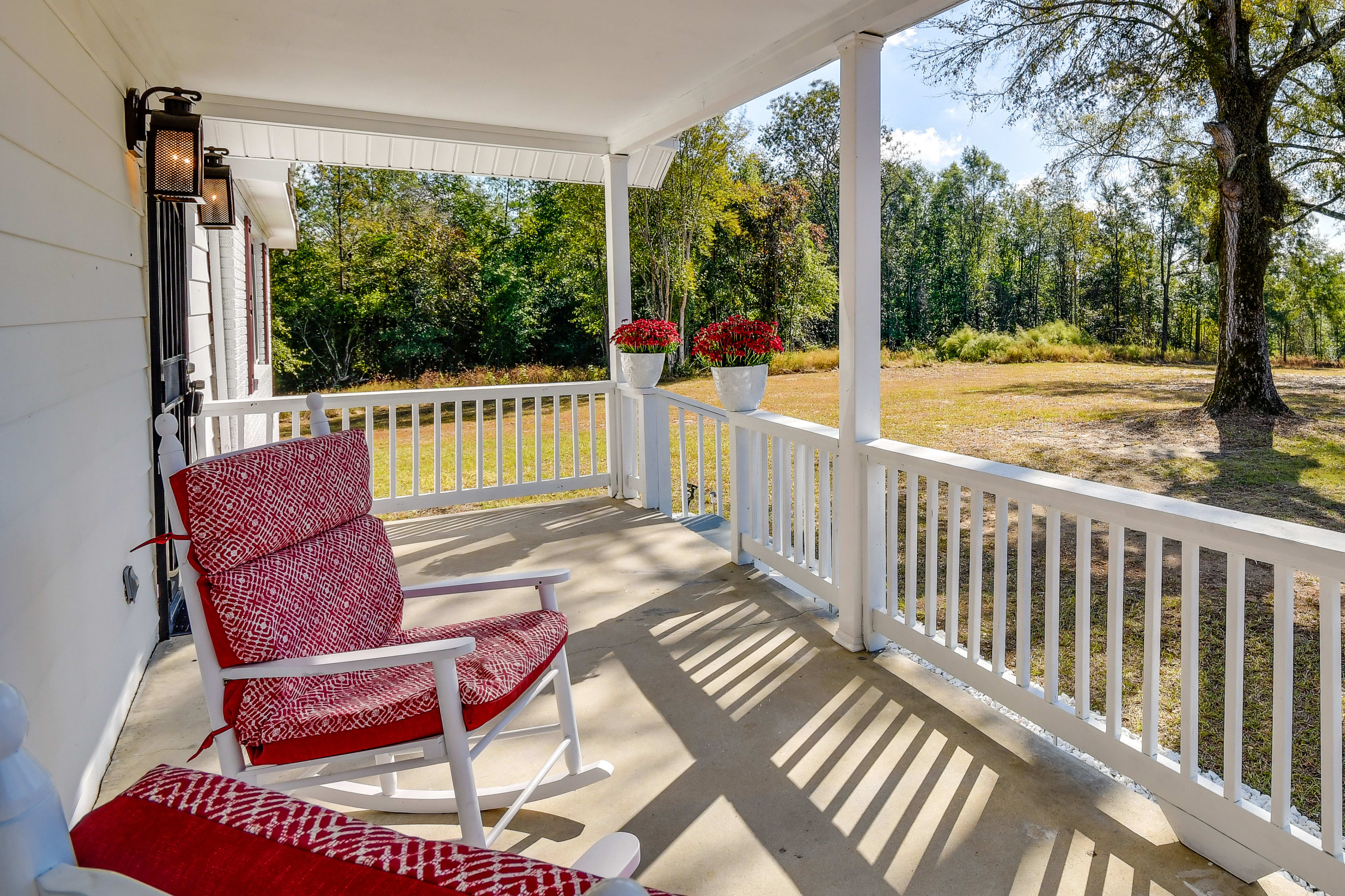 Front Porch | Wooded Views | 7 Acres