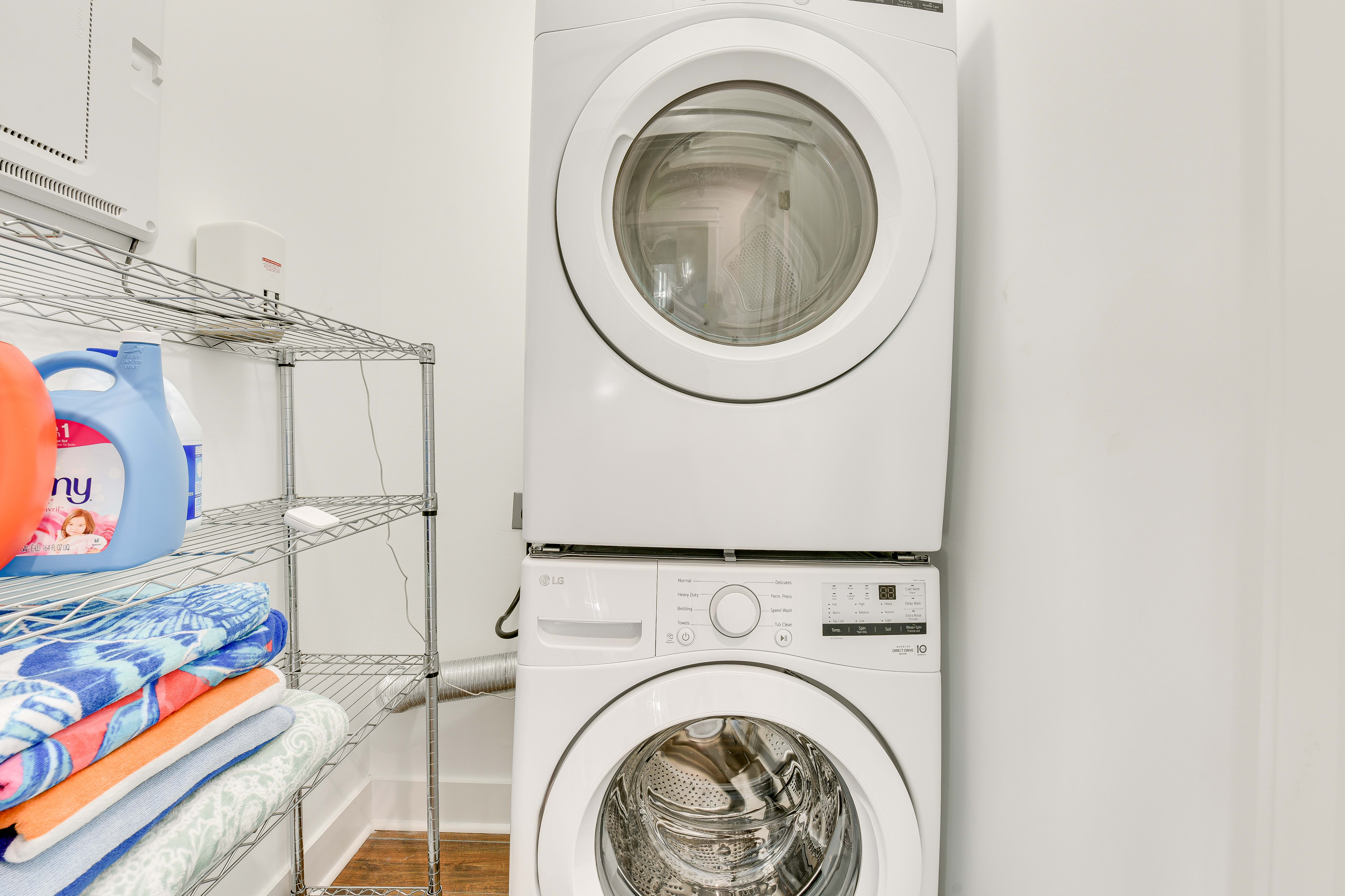 Laundry Area | 2nd Floor | Washer/Dryer | Iron/Board | Trash Bags/Paper Towels