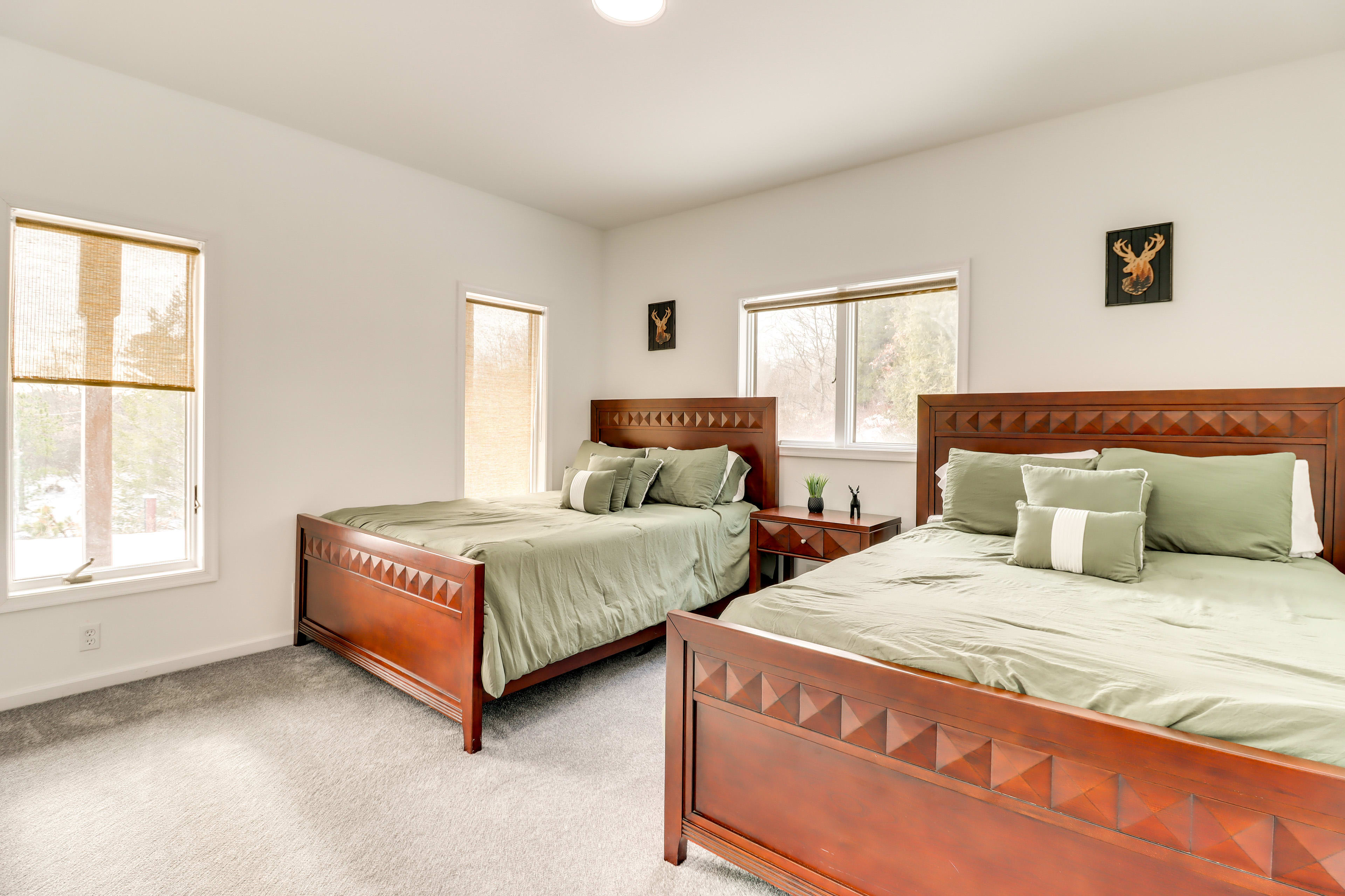 Bedroom 2 | Lower Level | 2 Queen Beds