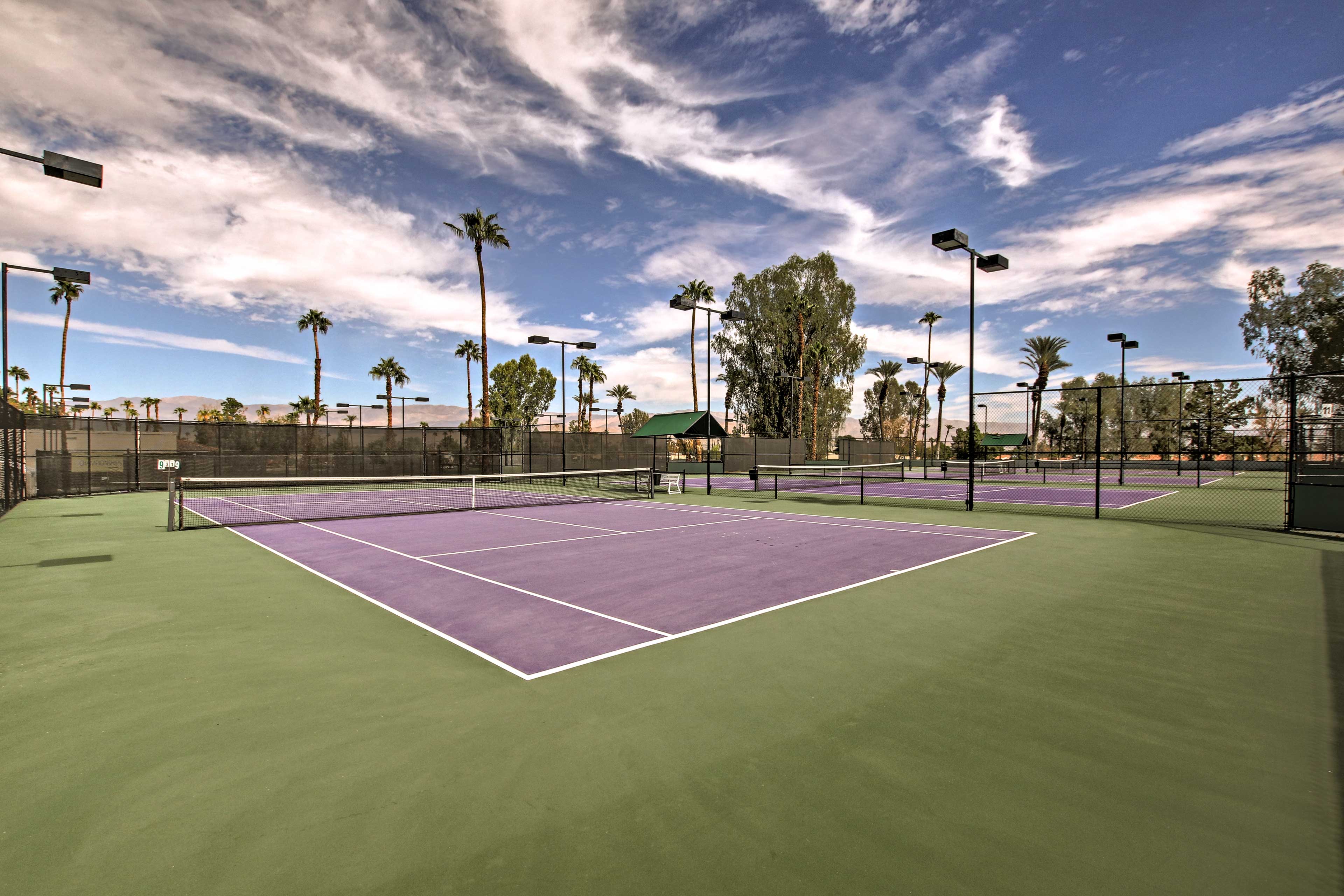 Tennis Courts & Pickleball Courts (Available w/ Fee)