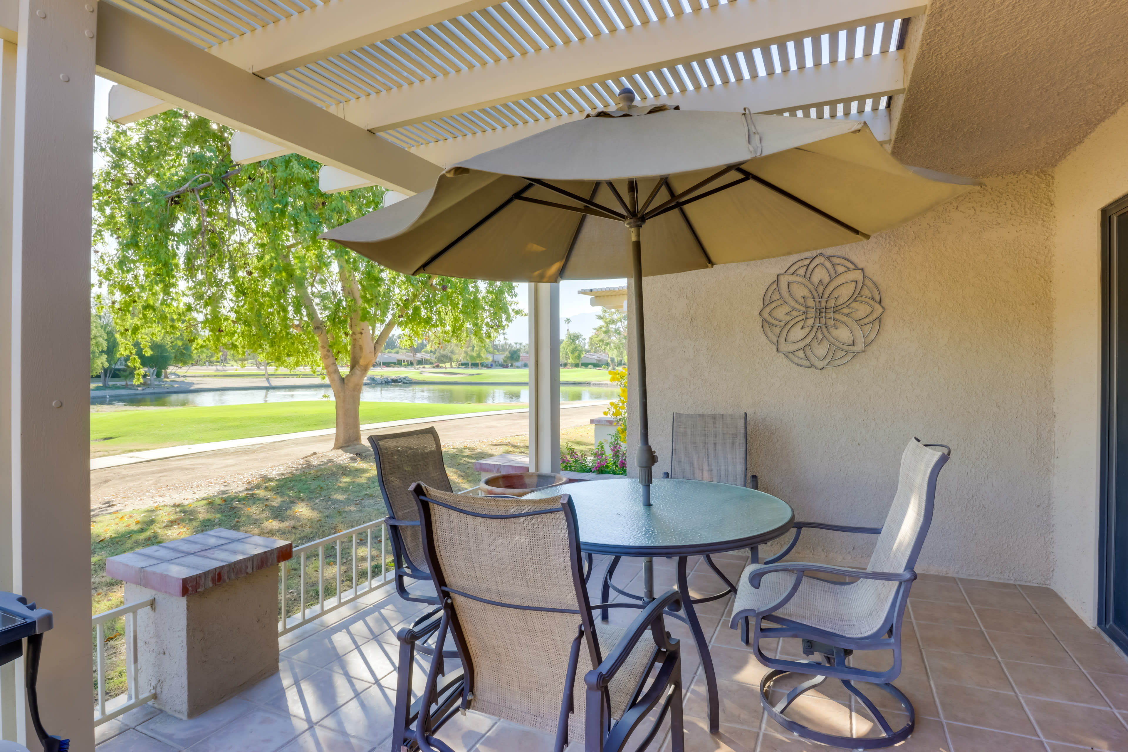 Private Patio | Gas Grill | Golf Course Views