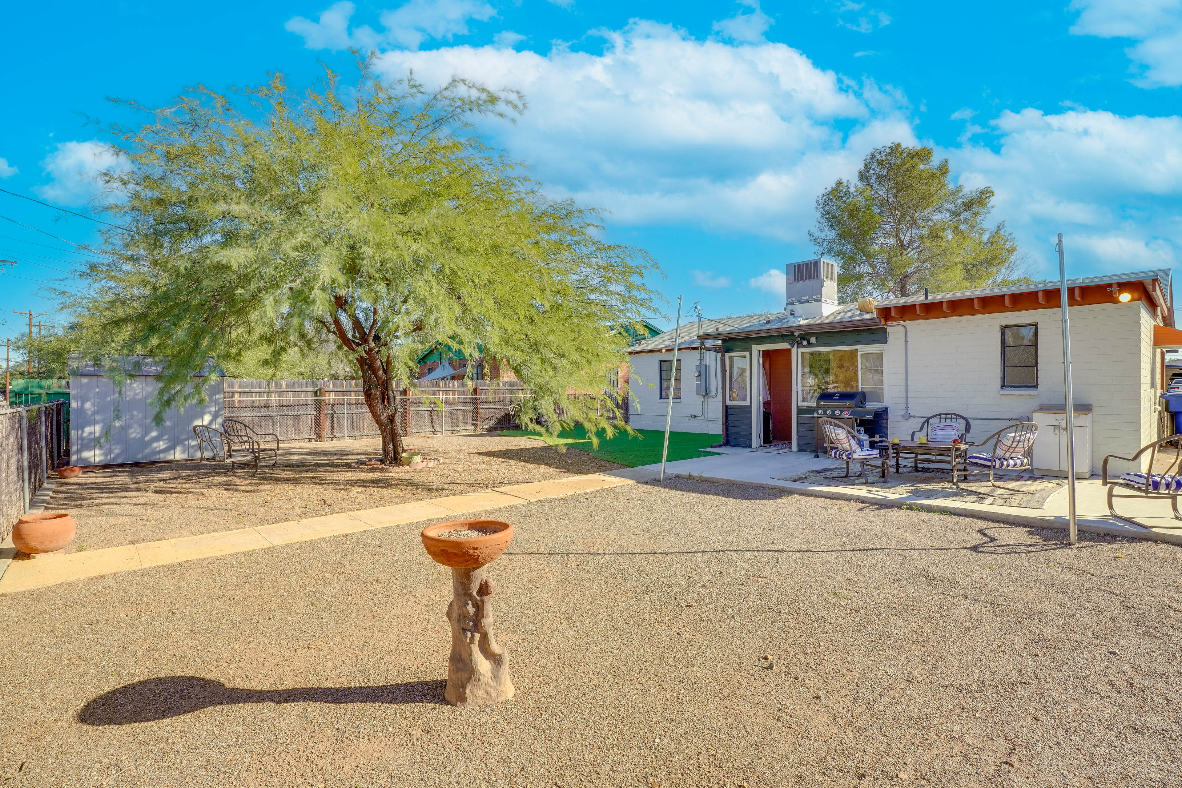 Outdoor Space | Single-Story Home | Gas Grill