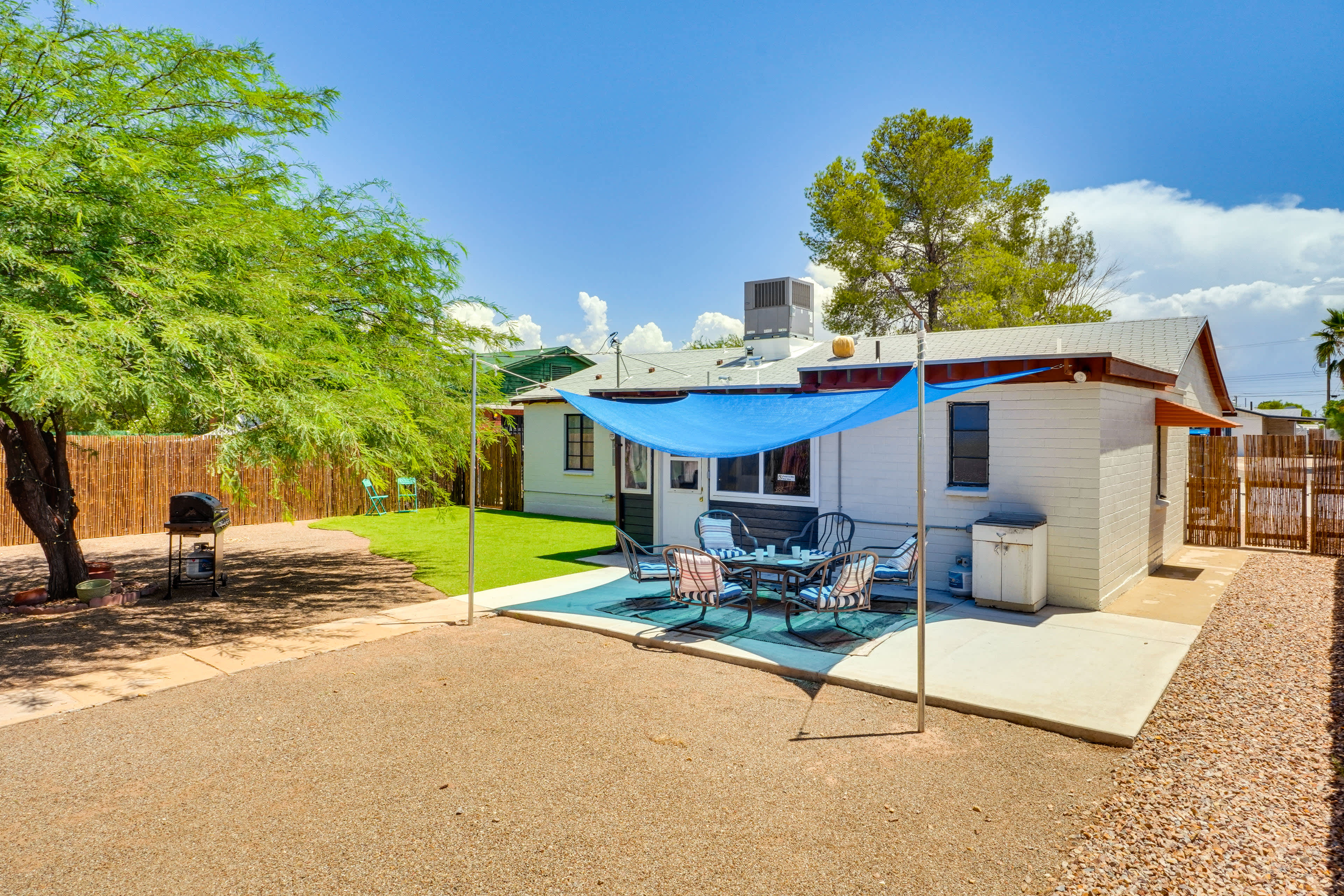 Outdoor Space | Single-Story Home | Gas Grill