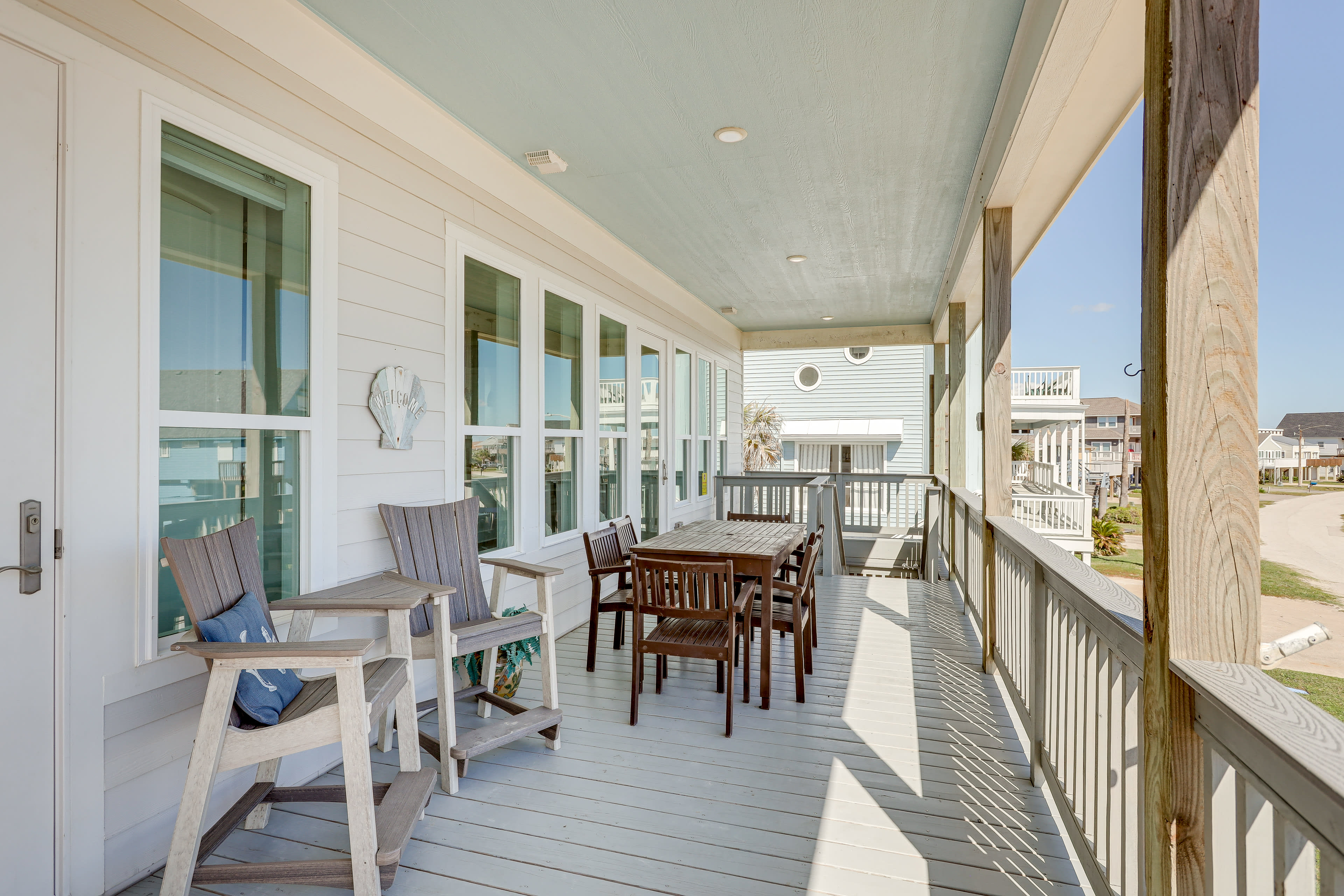 Private Deck | Outdoor Dining Area | Beach Views