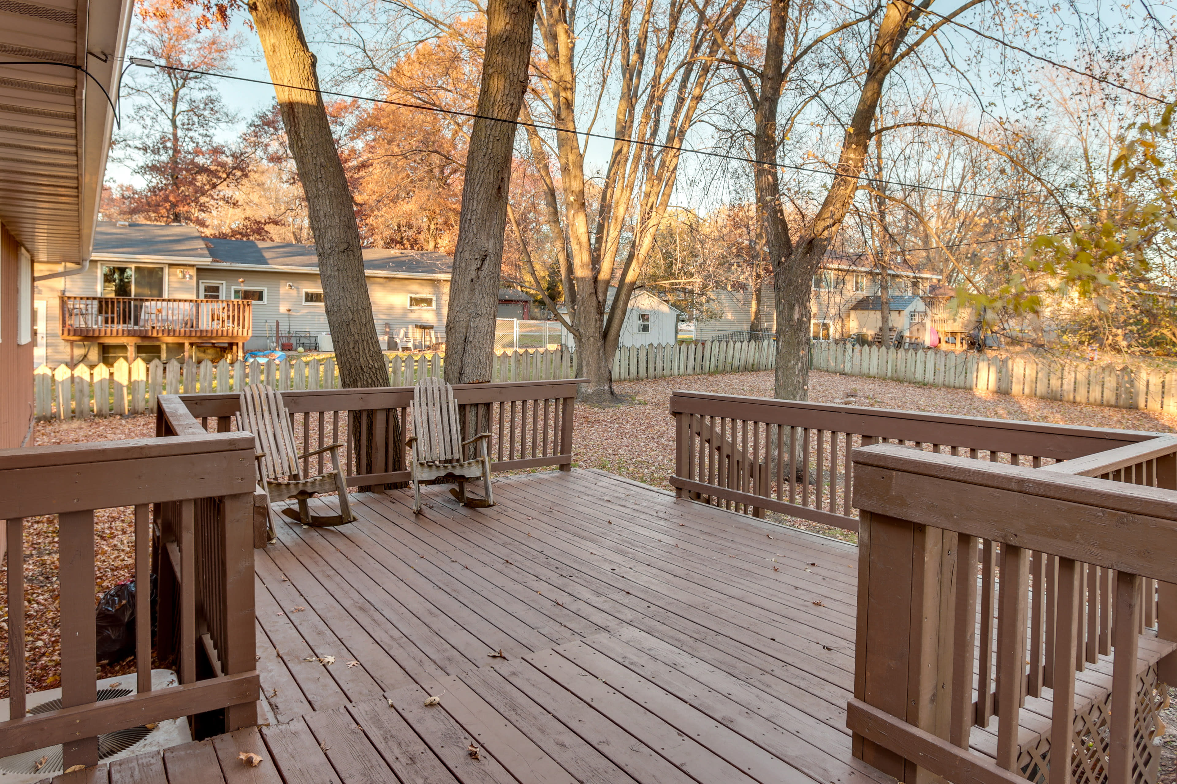 Fenced Backyard | Deck