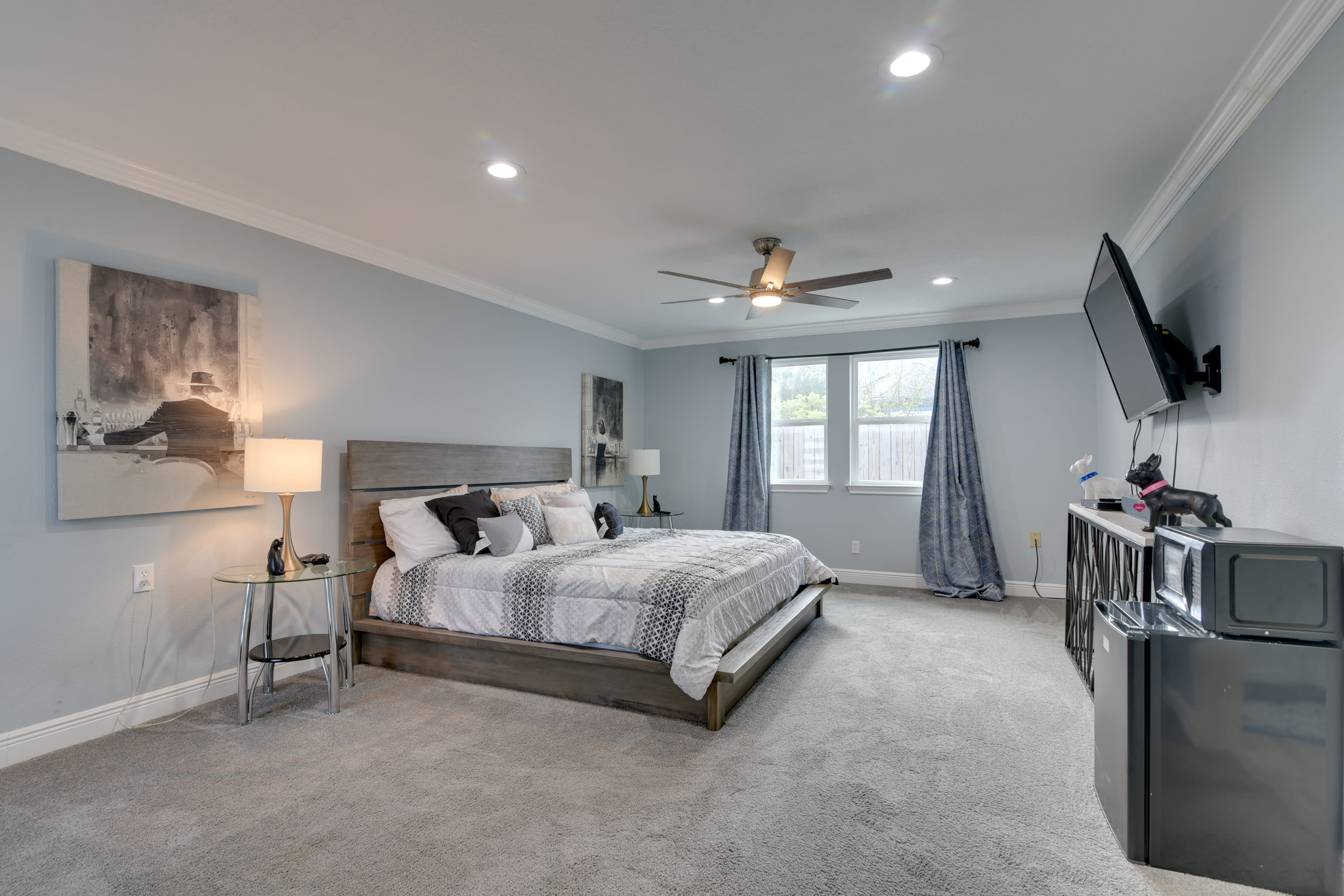 Bedroom Suite | King Bed | Flat-Screen TV | Access to Patio | 1st Floor