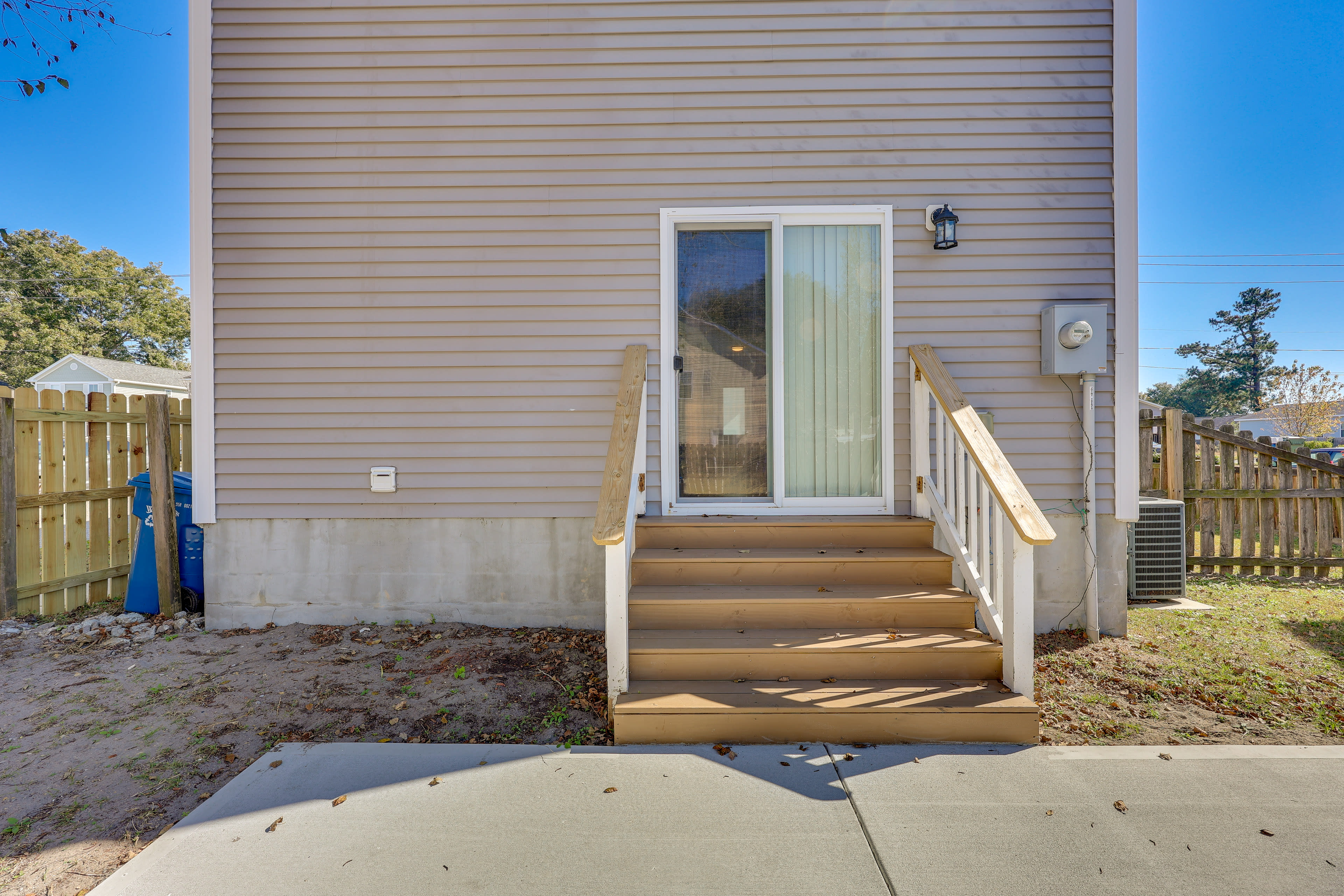 Back Entrance | Fenced Yard