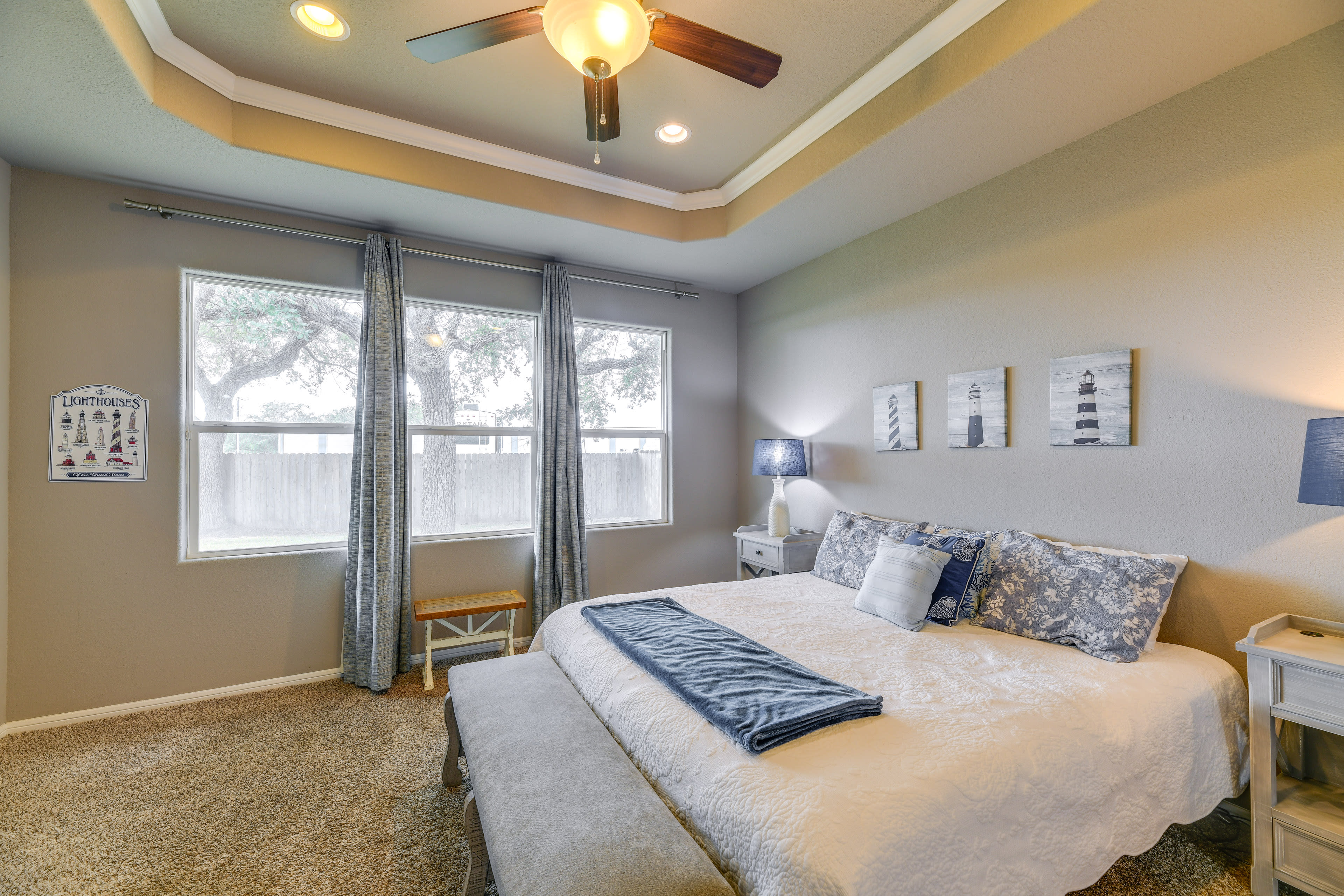 Bedroom 1 | King Bed | Linens Provided | Smart TV