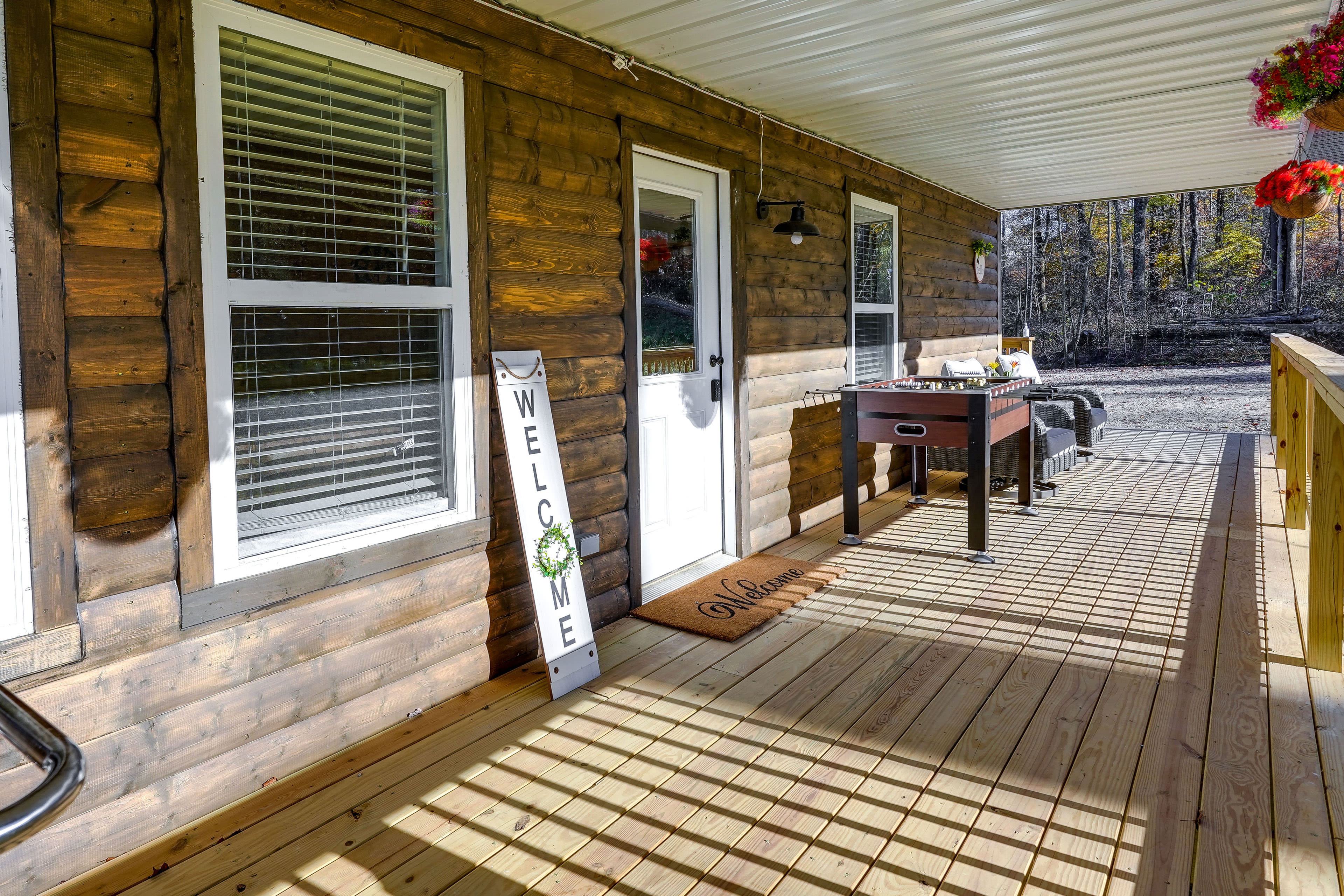 Covered Wraparound Porch | Gas Grill | Foosball Table | Hot Tub