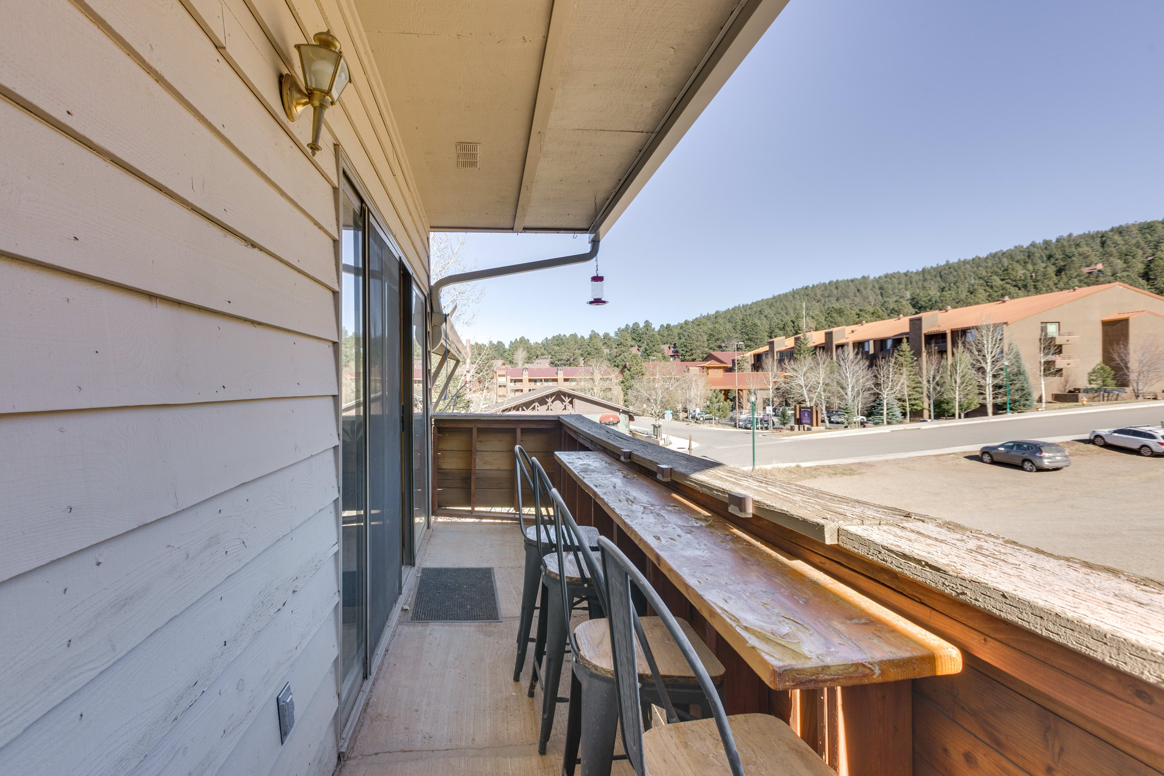 Balcony | Ski Resort Views