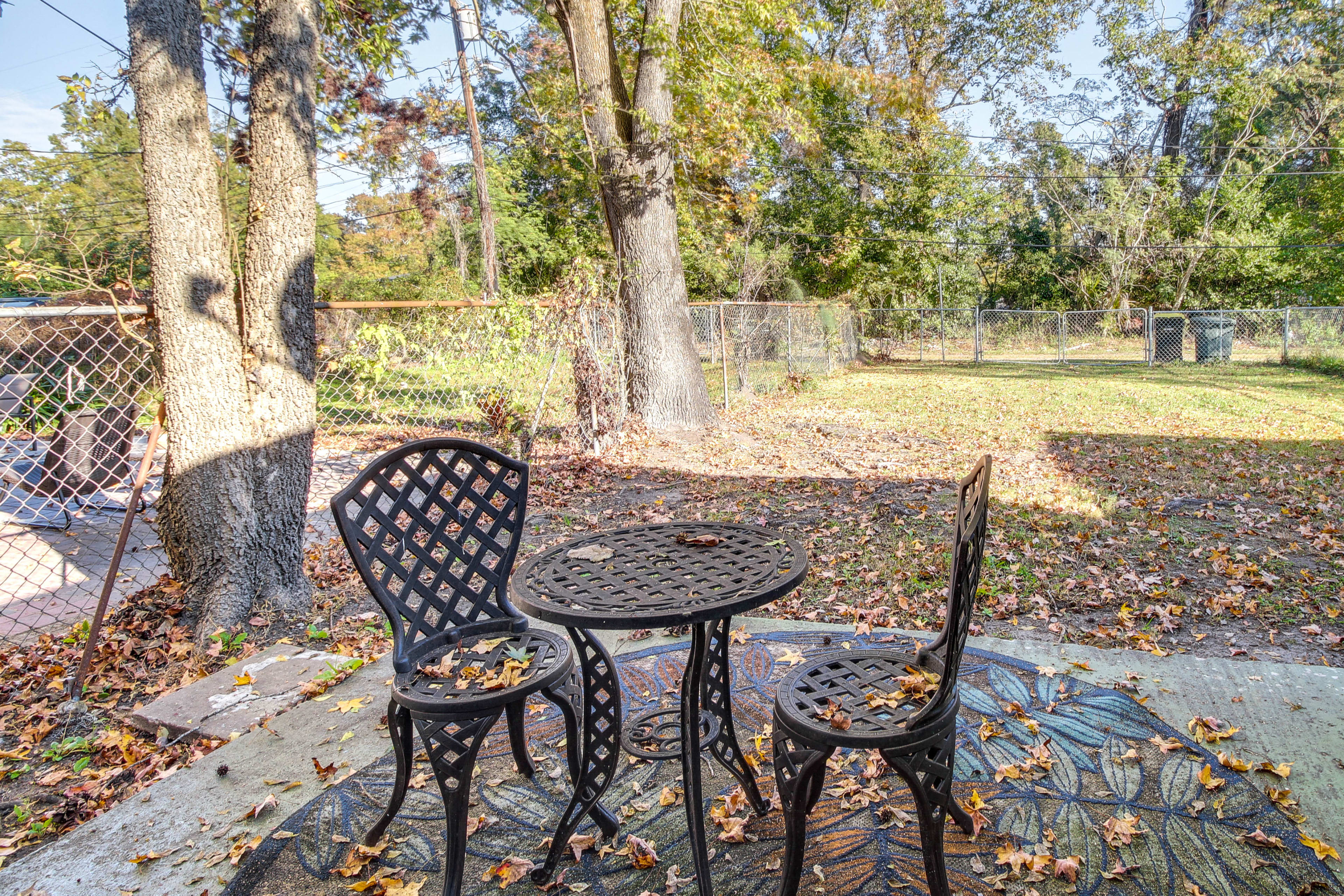 Patio | Fenced-In Backyard