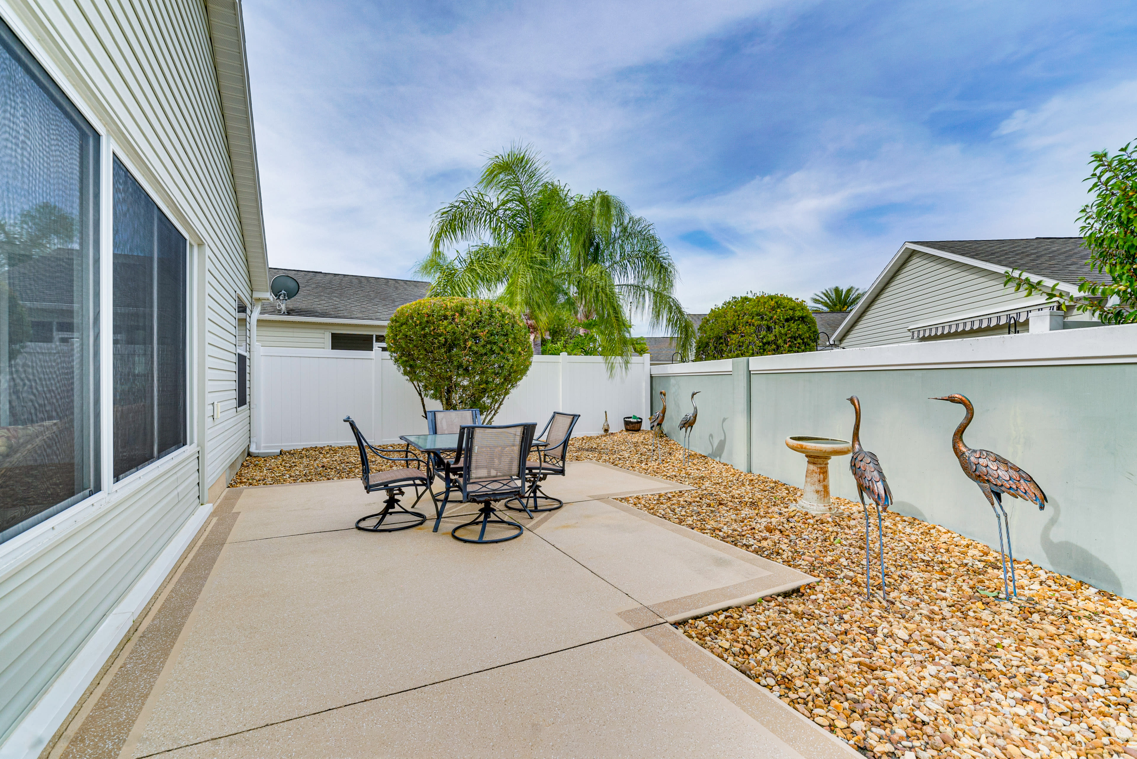 Private Patio | Fenced Backyard | Dining Area | Gas Grill