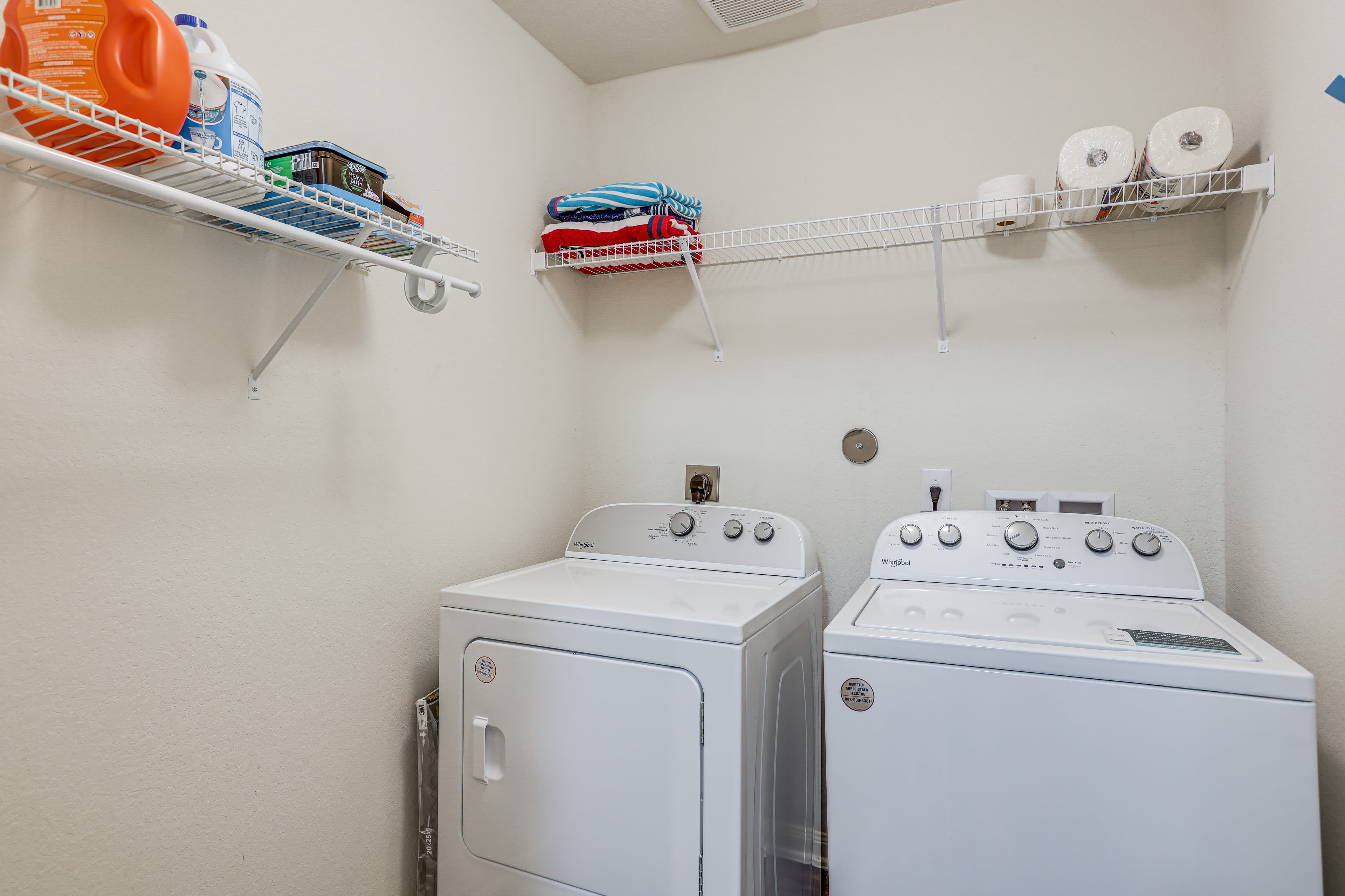 Laundry Area | Washer/Dryer | Laundry Detergent | Iron/Board