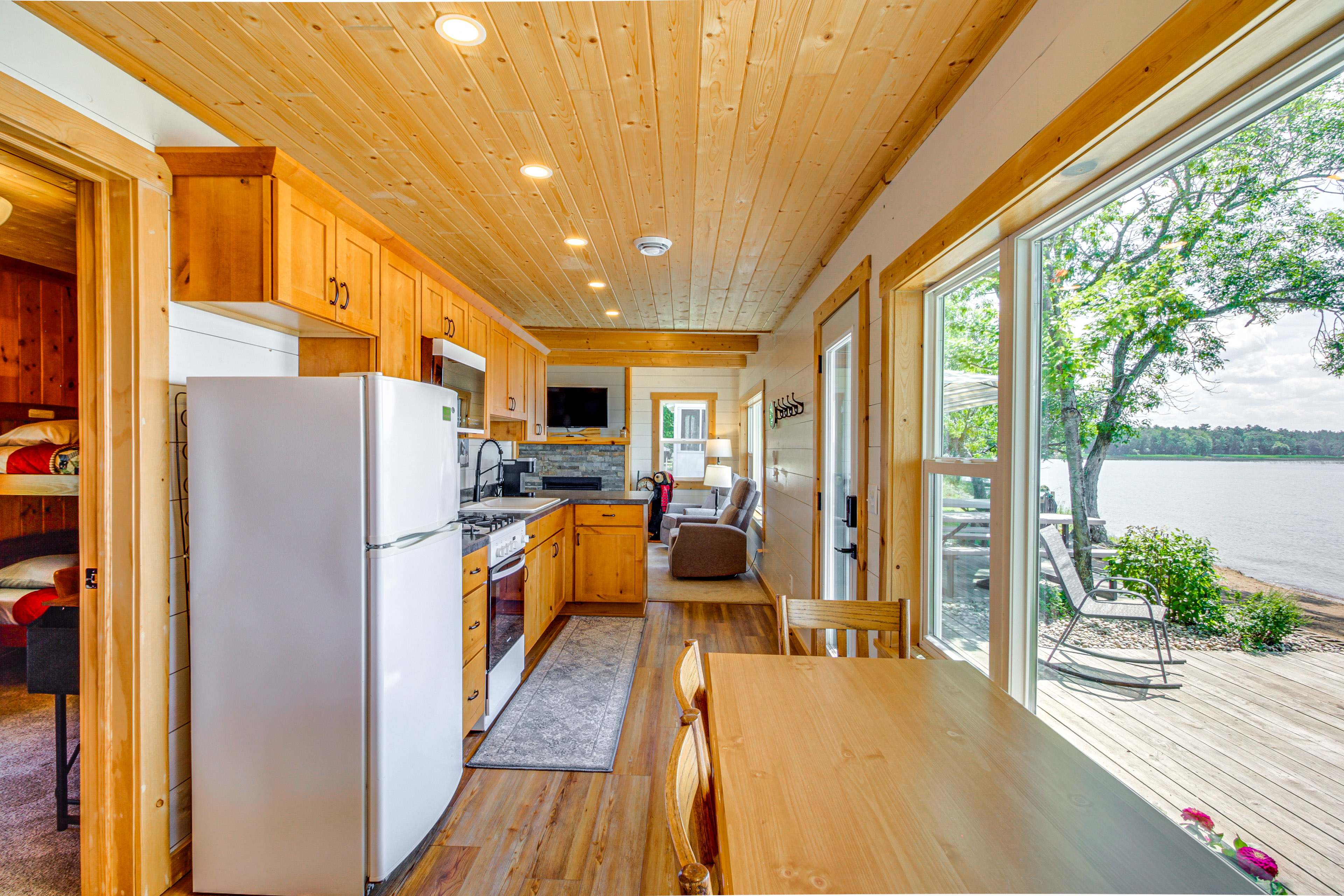 Kitchen | Drip Coffee Maker | Lake-Facing Windows