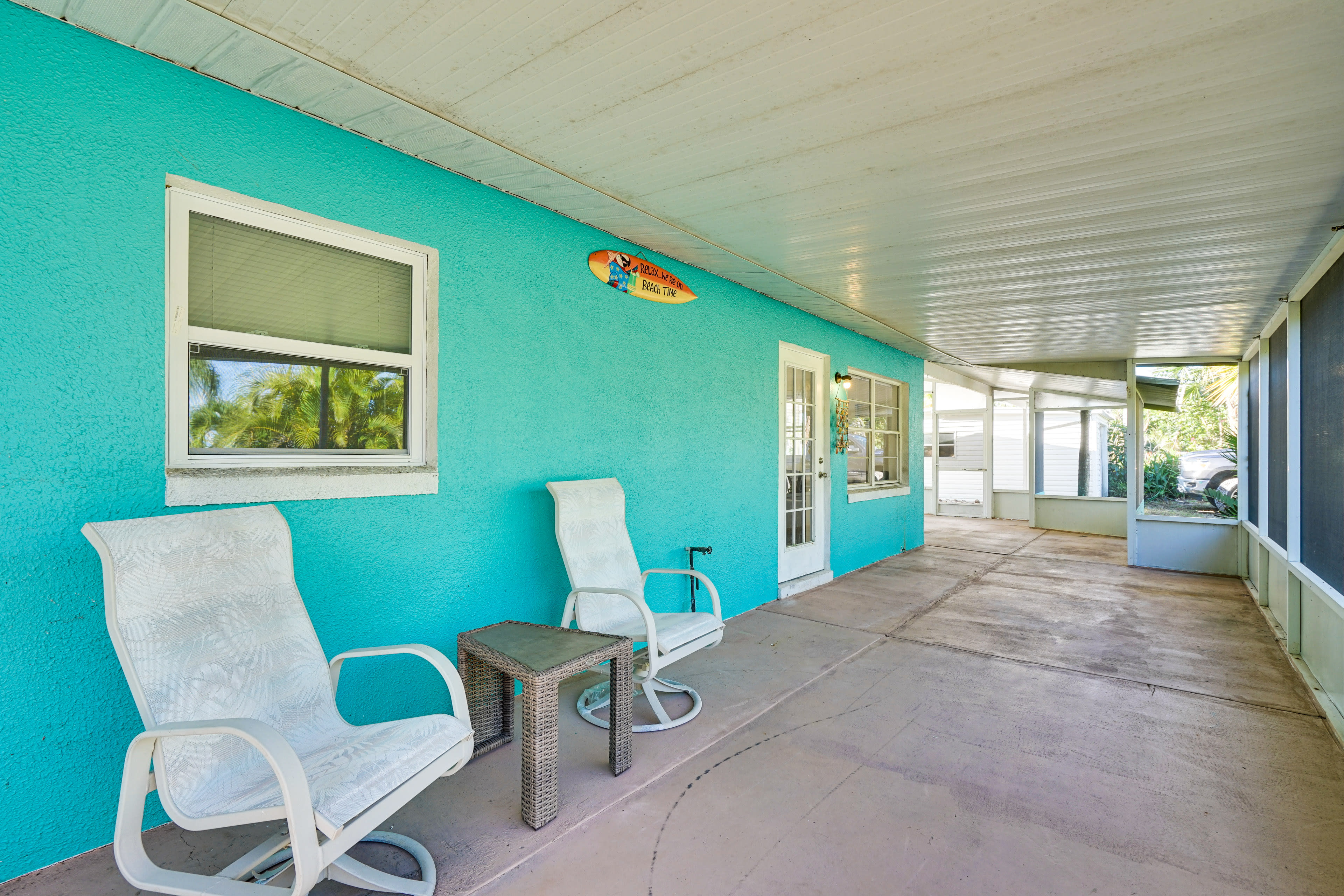 Screened Front Porch