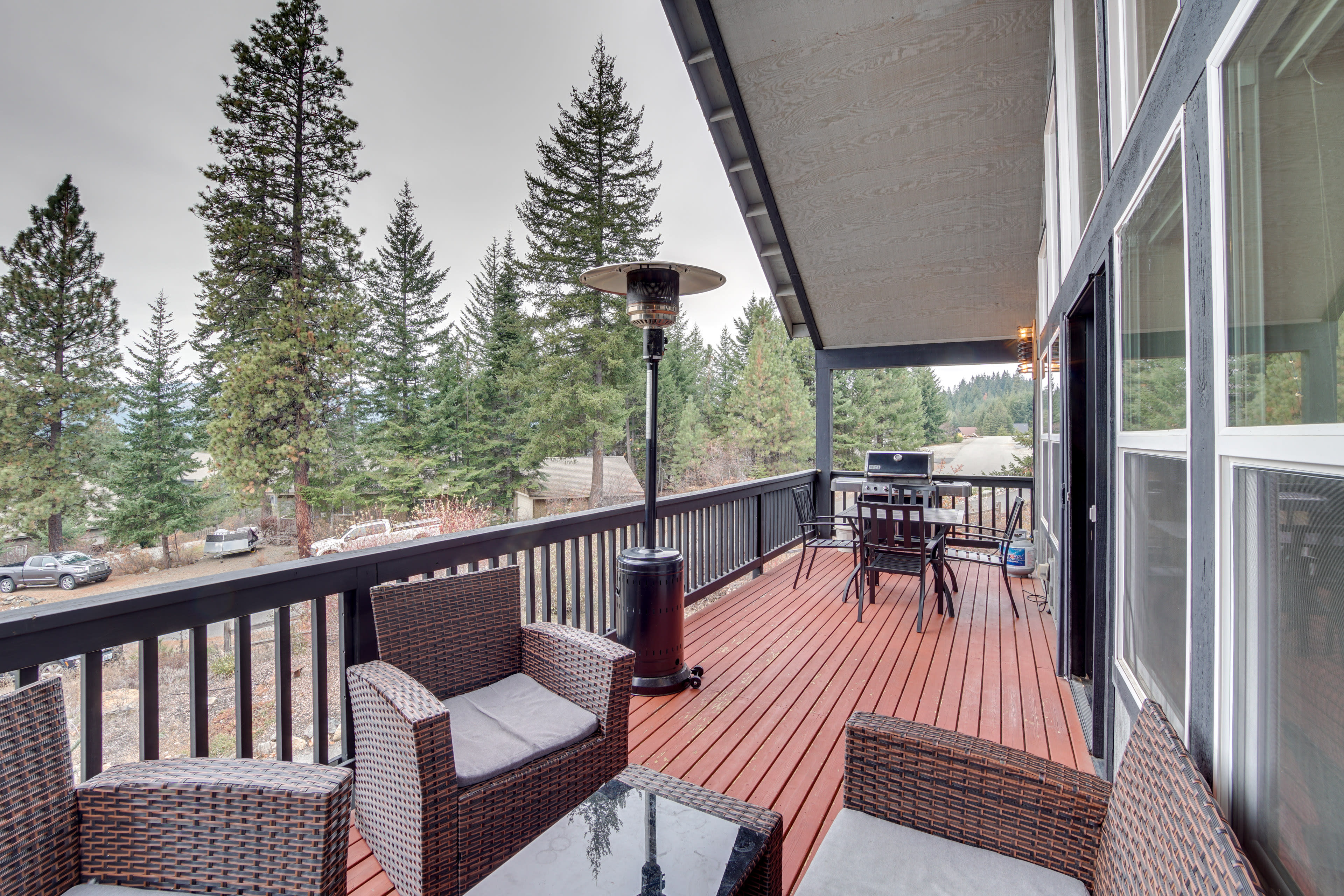 Deck | Outdoor Dining Area | Gas Grill | Patio Heater | Mountain Views